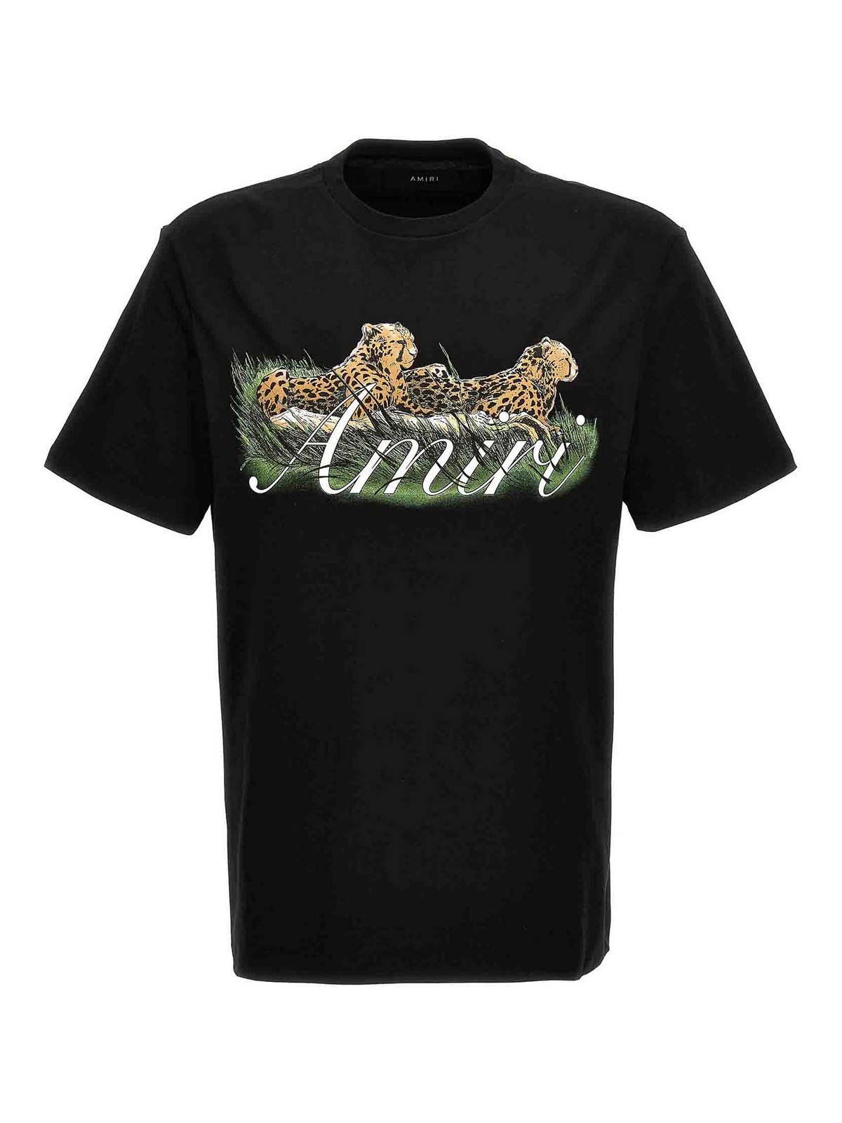 Amiri cheetah logo t-shirt - Black - Men | PF23MJG001001