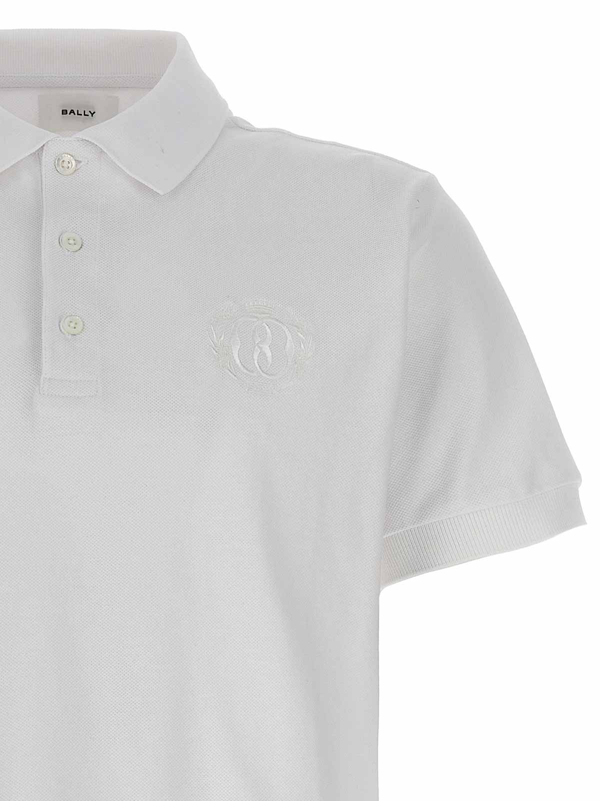 Bally Men's Embroidered Logo Polo Shirt