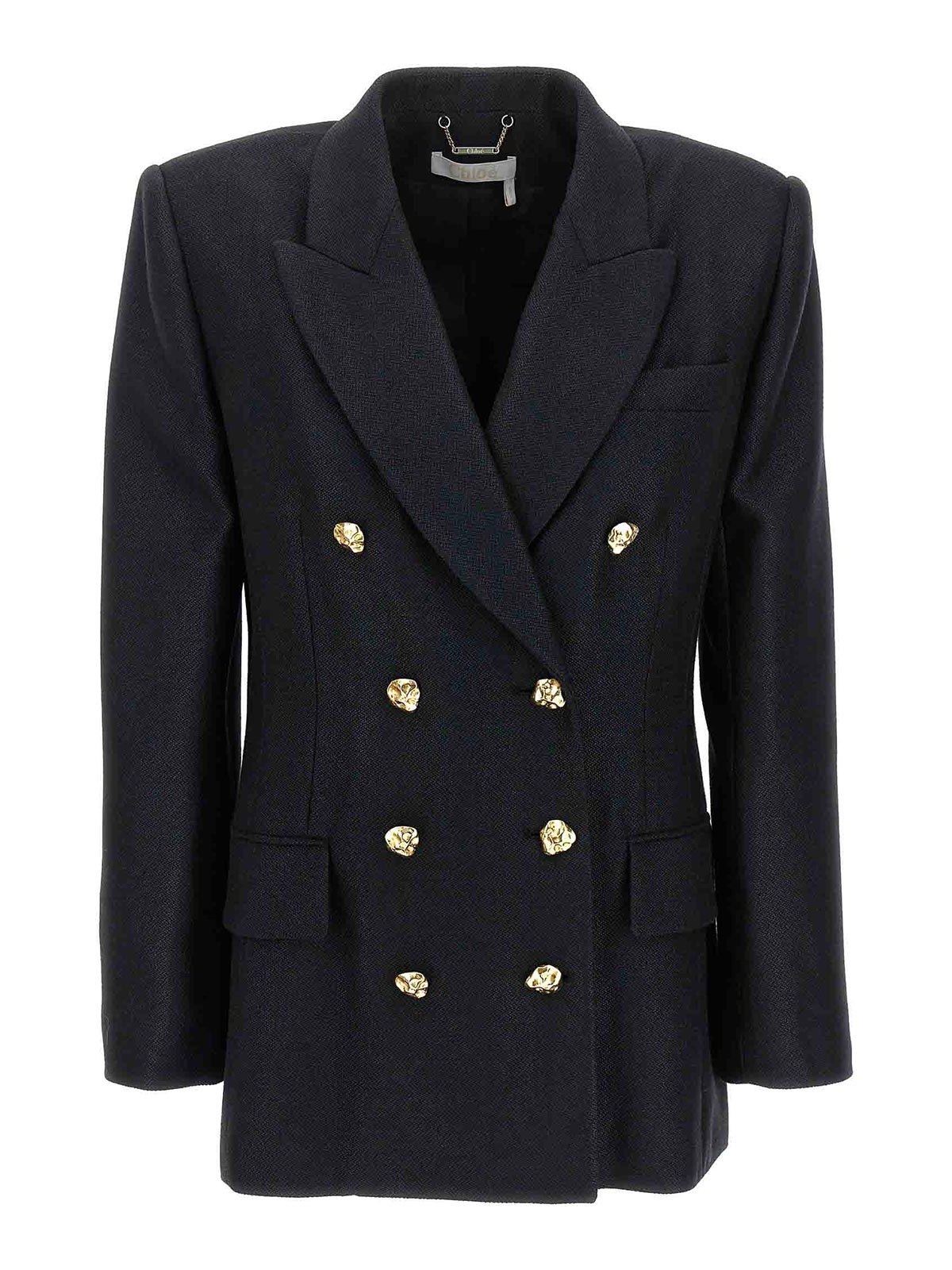 ジャケット・アウター Trois Gold Button Blazer 本日限定価格 herlipto Trois Gold Button Blazer Forever New Lulu