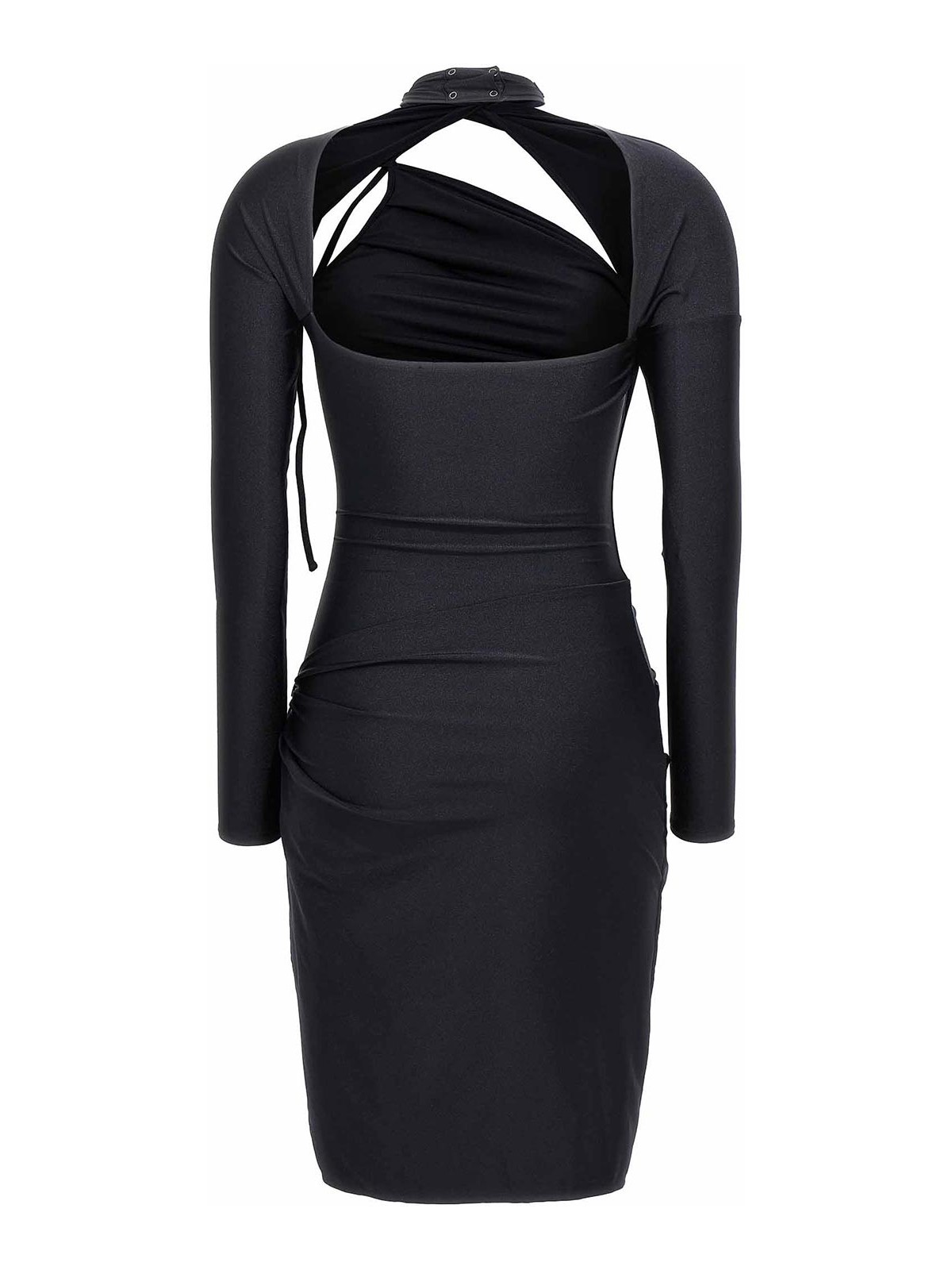 Coperni Twisted mini dress - Black - Women|COPJS65545BLACK