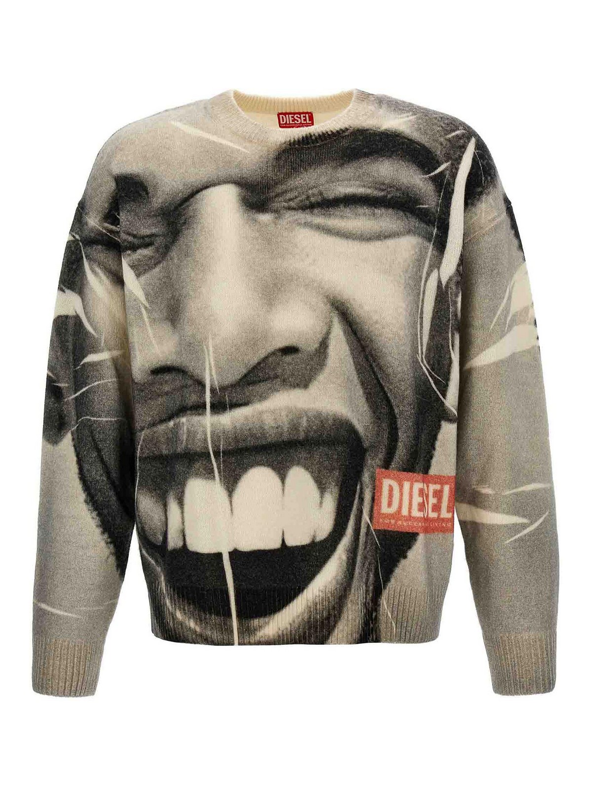 Diesel クルーネック - 白 - ホワイト|A133590LIAH9XX