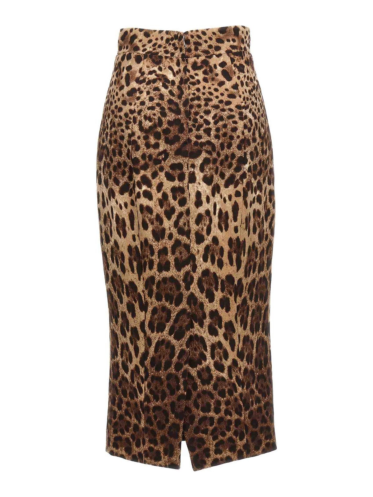 Shop Dolce & Gabbana Essential Pencil Skirt In Multicolor