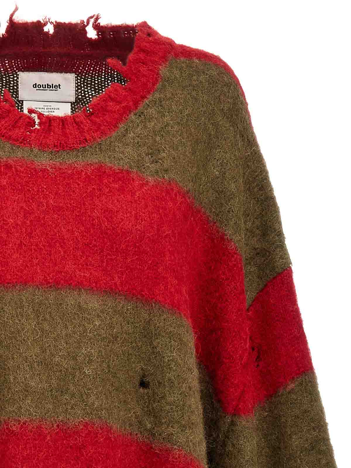 【doublet】STRIPE OVERSIZE PULLOVER 23aw doublet STRIPE OVERSIZE PULLOVER