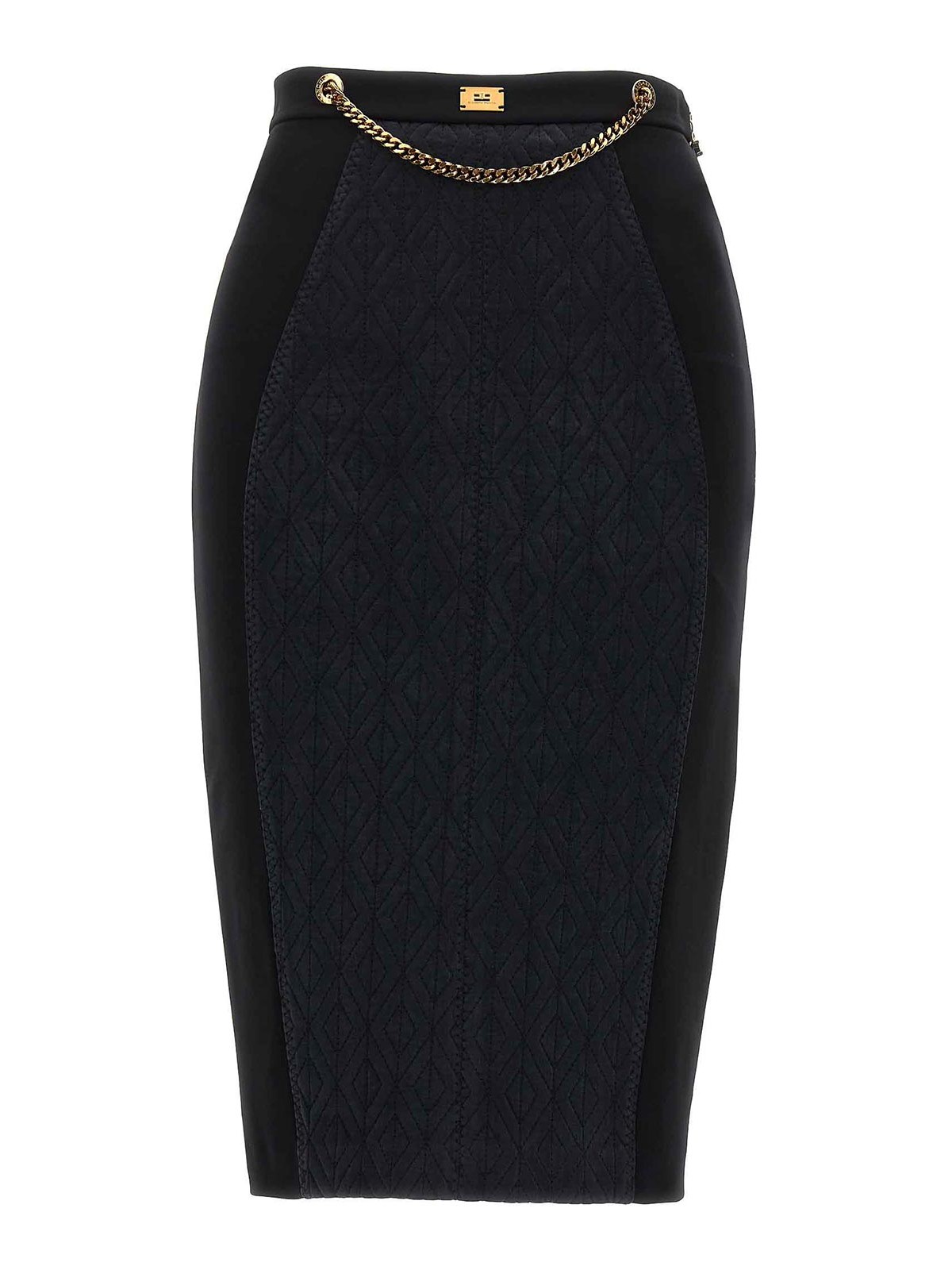 スカート ELISABETTA FRANCHI SS25 Longuette skirt (GO09951E2 110) Mini skirt GOT9551E2