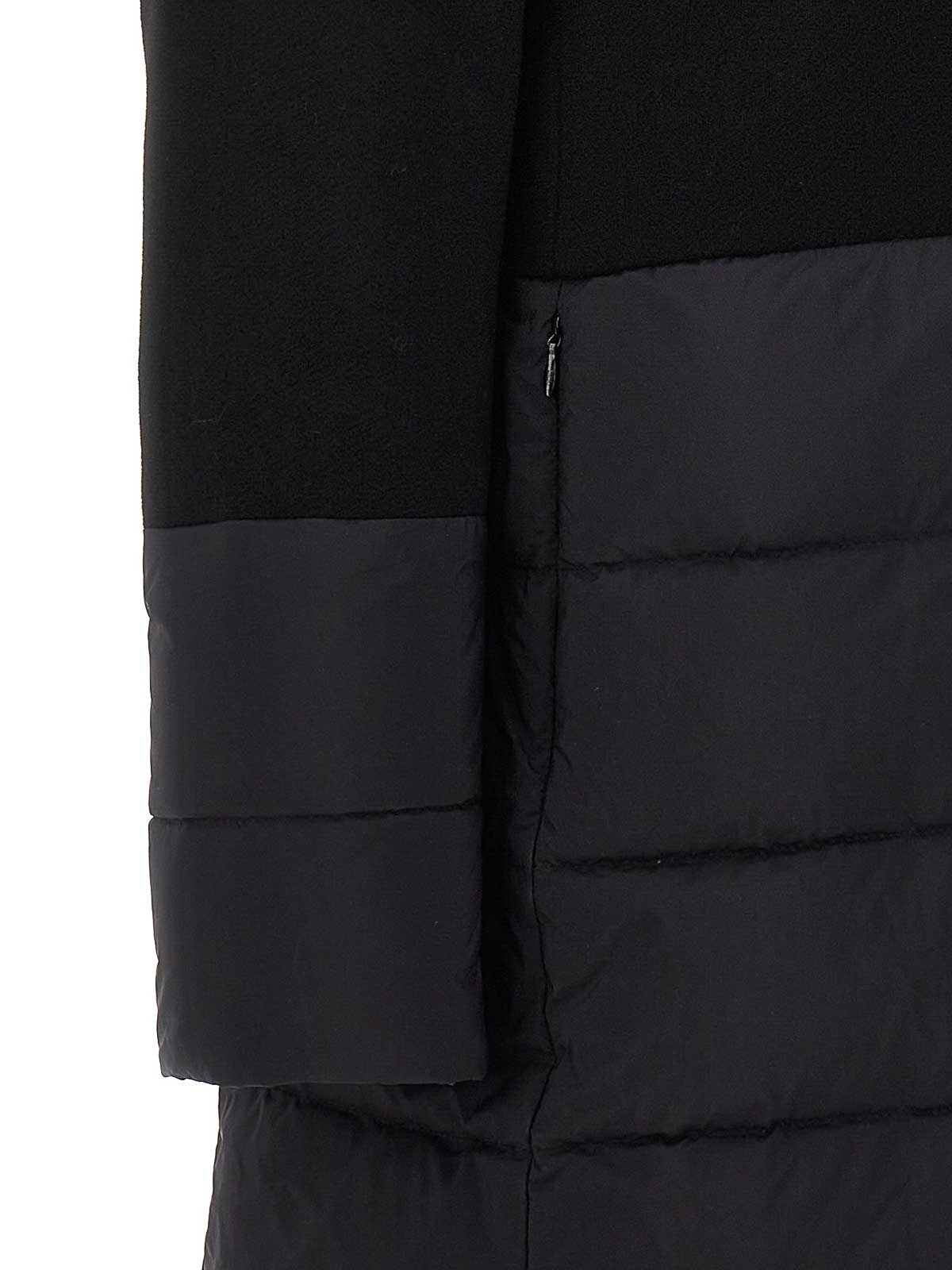 Parkas Herno Diagonal And Nuage Wool Parka PI001760D396019300