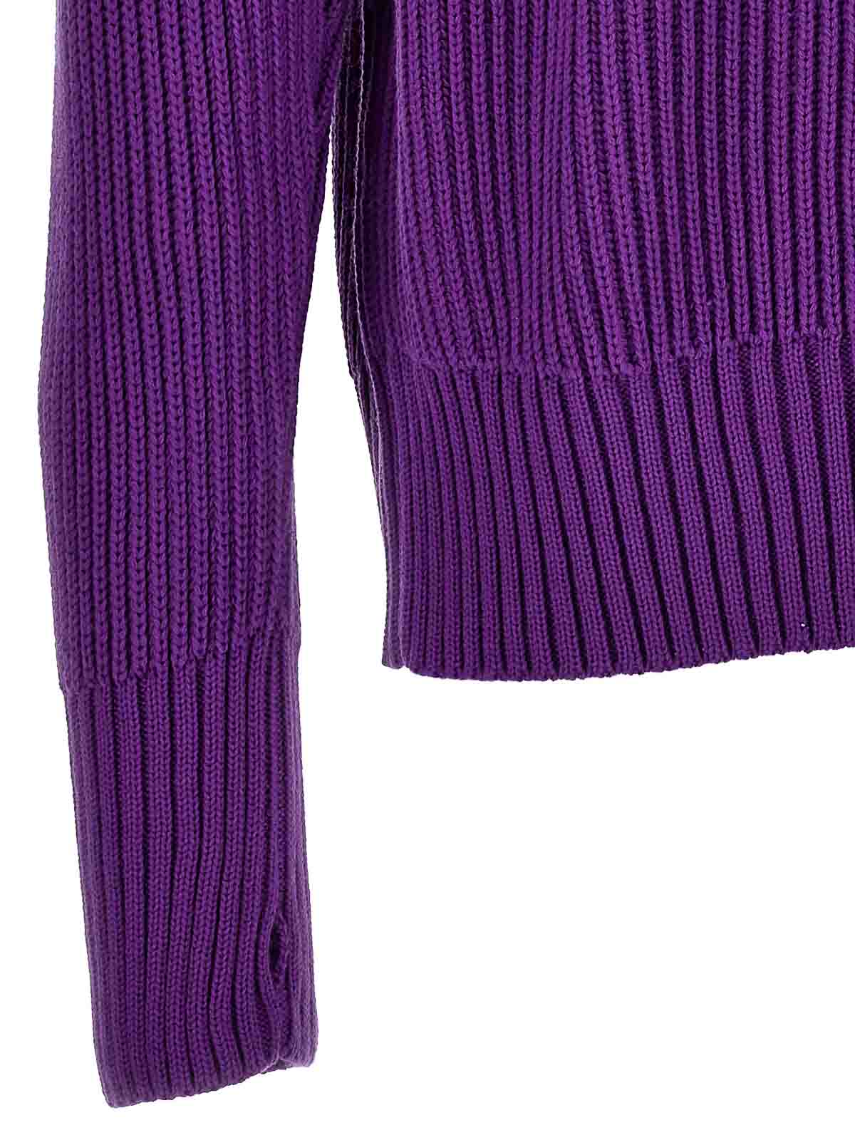Shop Lc23 English Cardigan In Purple