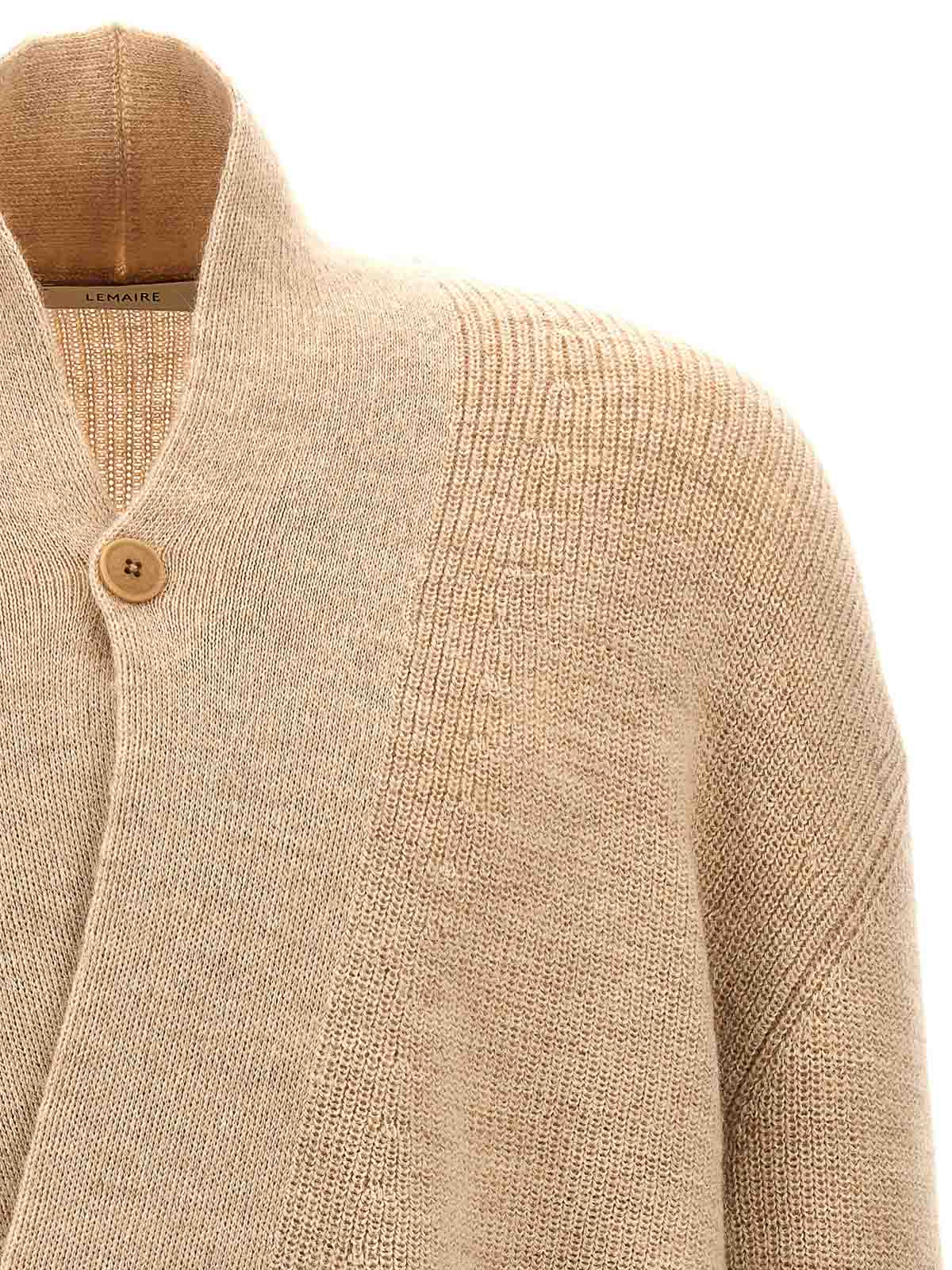 Lemaire wrap cardigan - Beige - Men|TO1104LK1013YE507