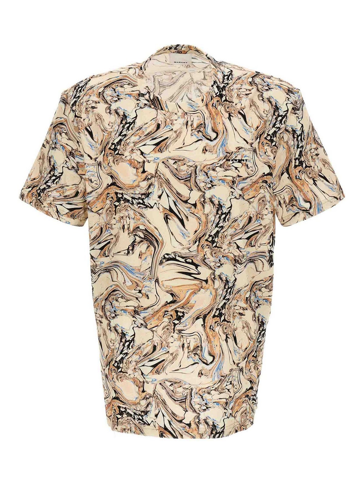 Shop Isabel Marant Honore T-shirt In Beige