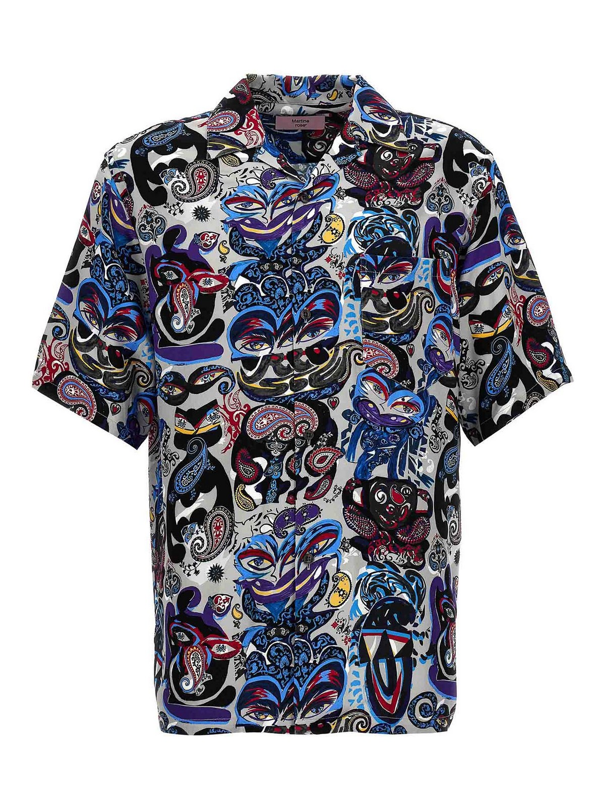 Shop Martine Rose Camisa - Multicolor In Multicolour