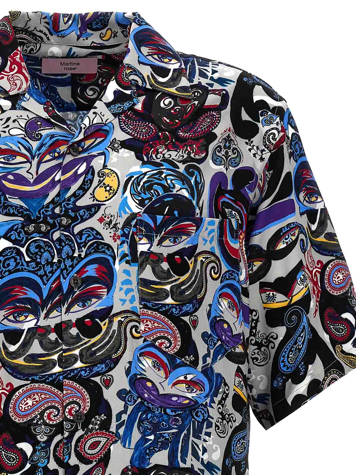 Shop Martine Rose Camisa - Multicolor In Multicolour