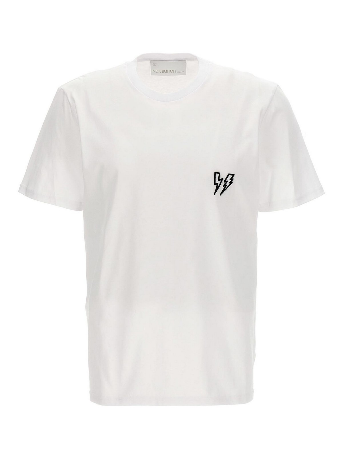 Shop Neil Barrett Camiseta - Blanco In White