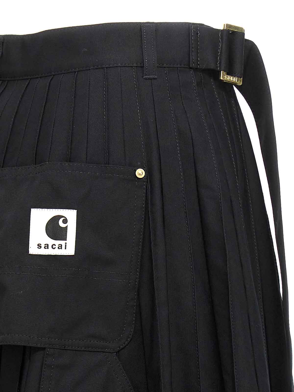 Sacai Sacai x carhartt wip skirt - Black - Women | 2306744001