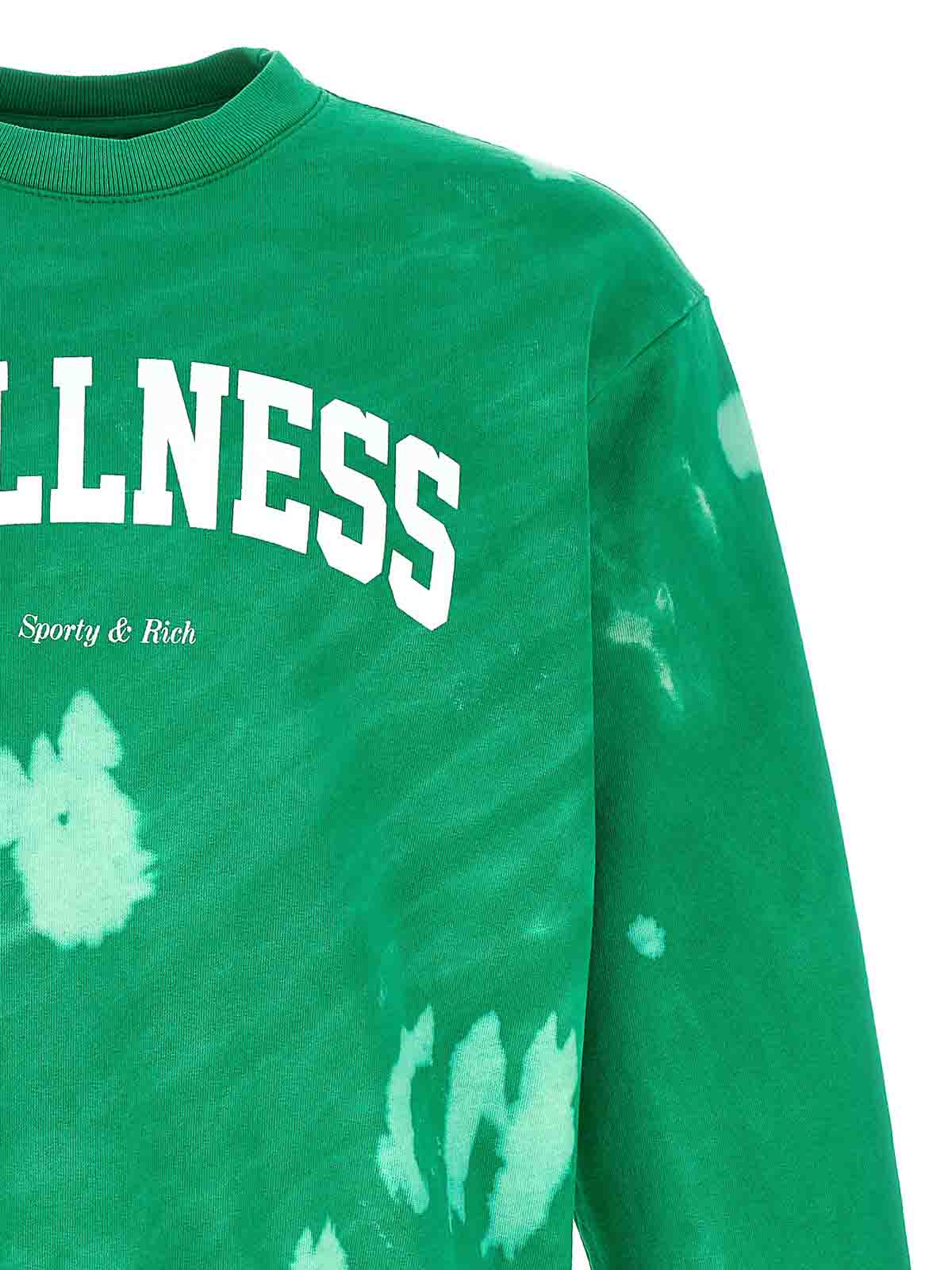 Shop Sporty And Rich Wellness Ivy Sweatshirt In Green