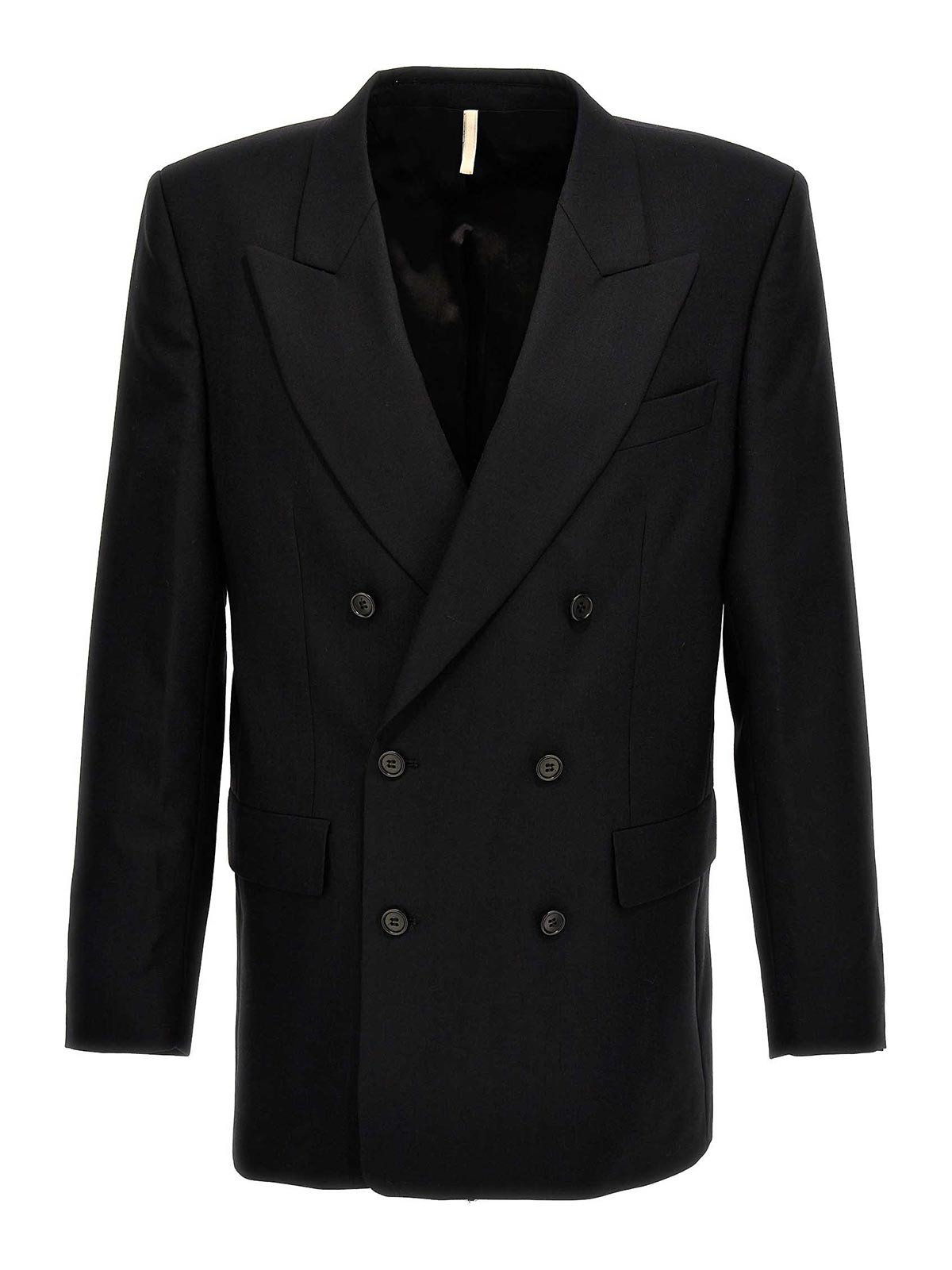 Blazers Sunflower - Double-breasted wool blazer - 4109GBLACK