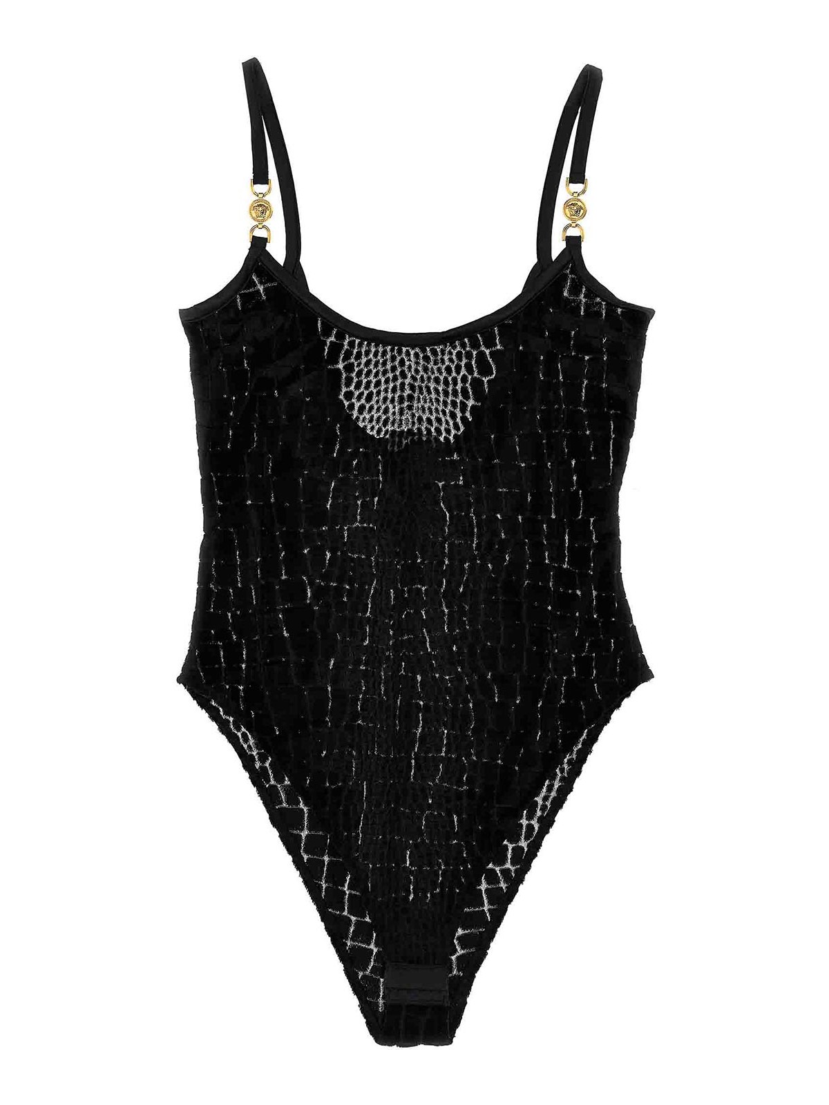 One Piece Versace Crocodile One Piece Swimsuit 10128081a093001b000 3324