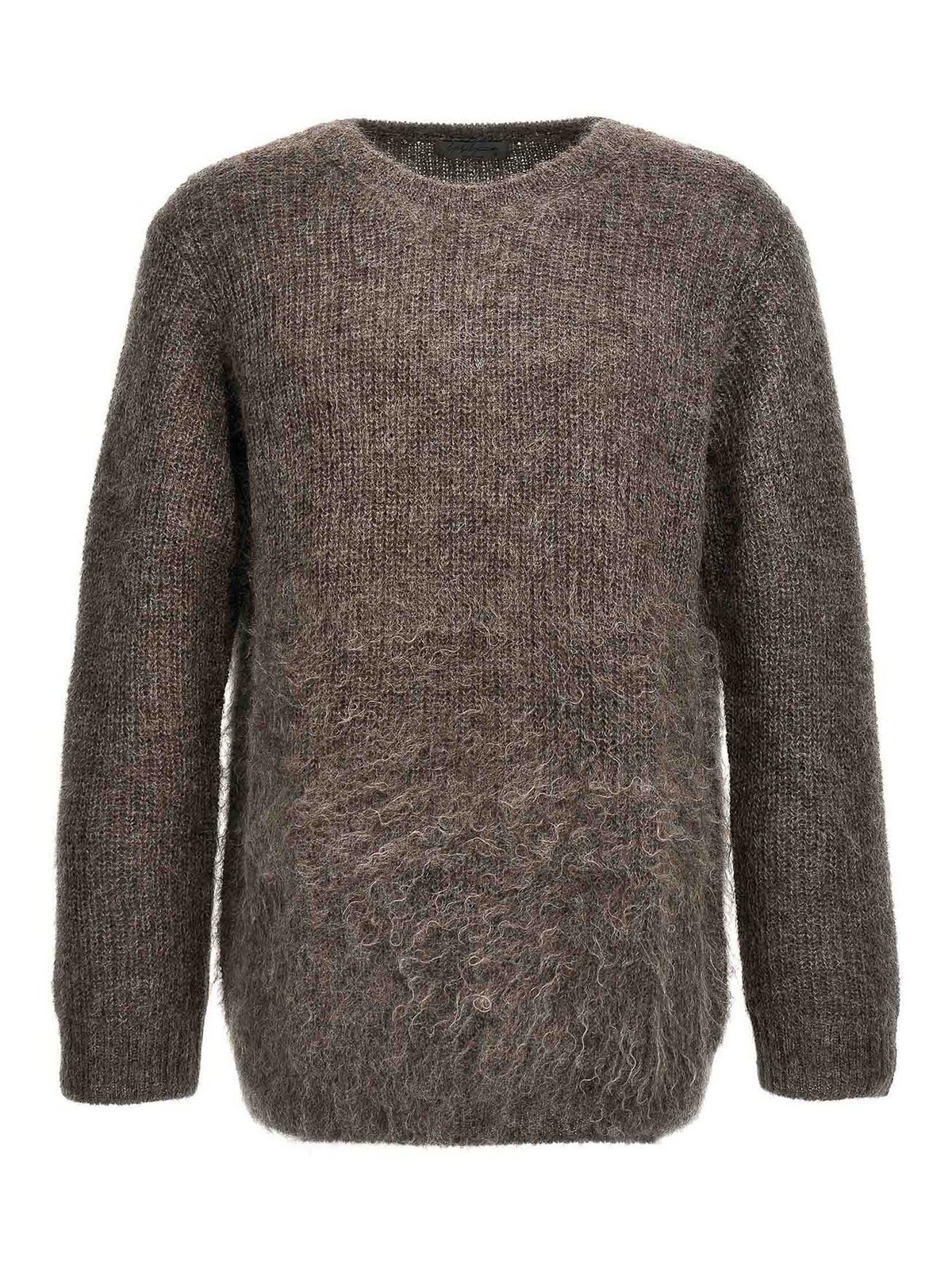 Yohji Yamamoto Mohair sweater - Brown - Men|HJK13197BROWN1