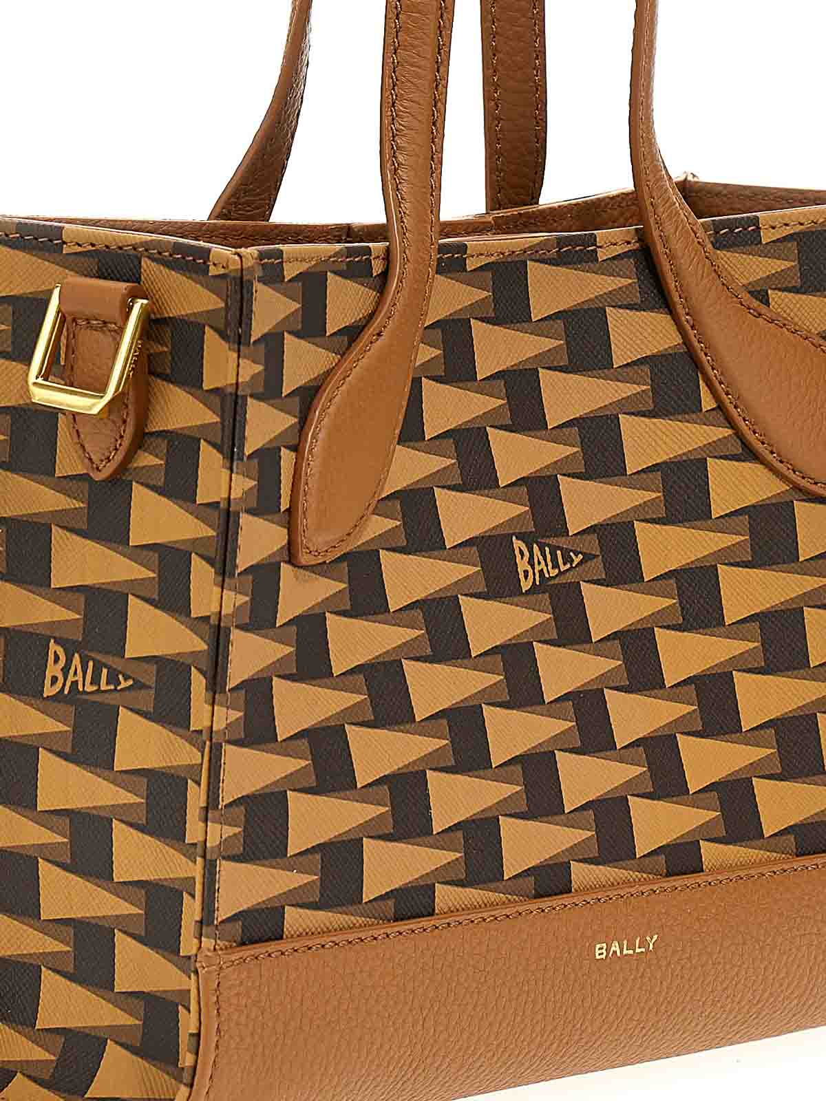 Shop Bally Shopping Bag In Brown