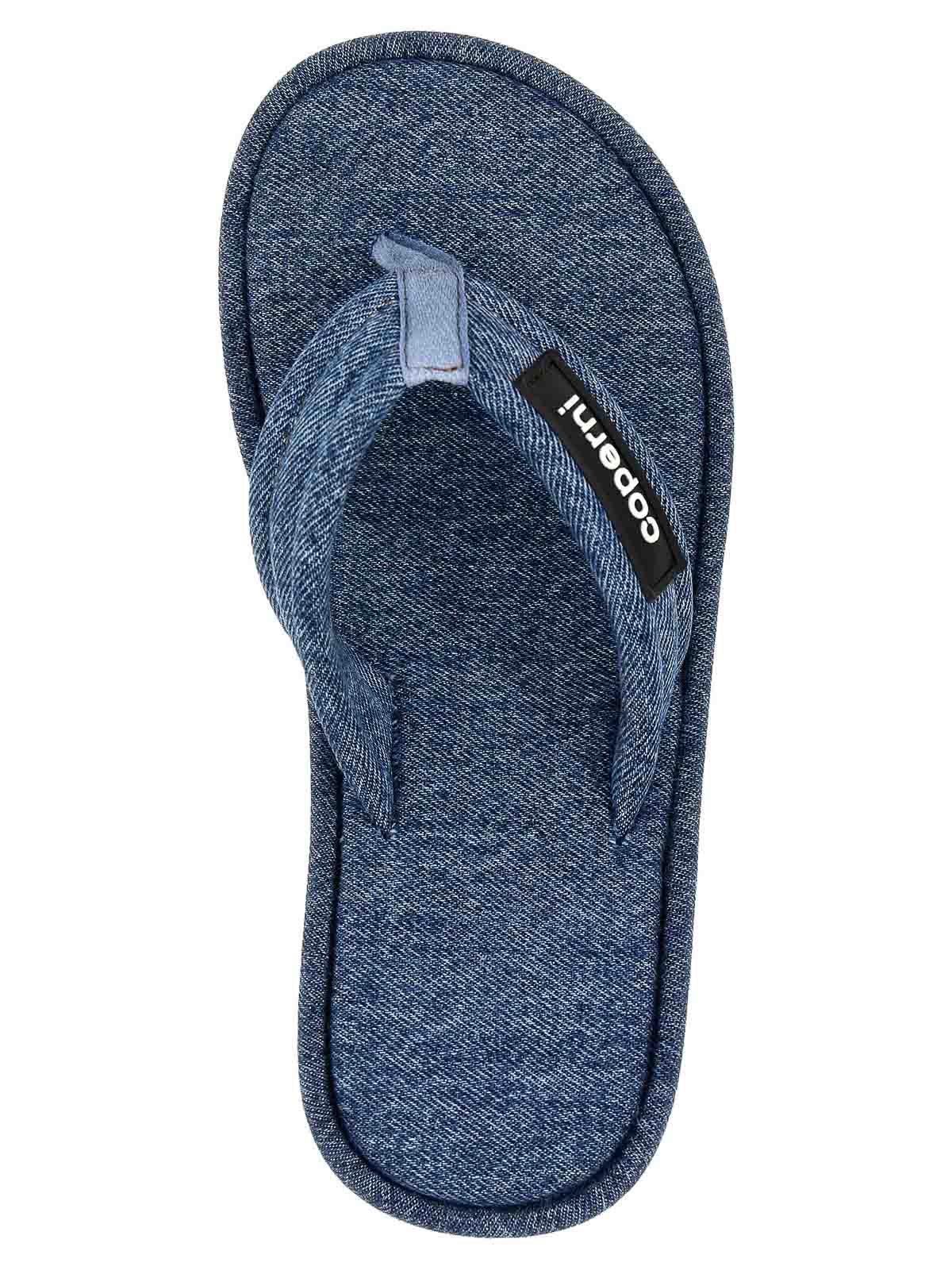 Shop Coperni Branded Wedge Sandals In Azul