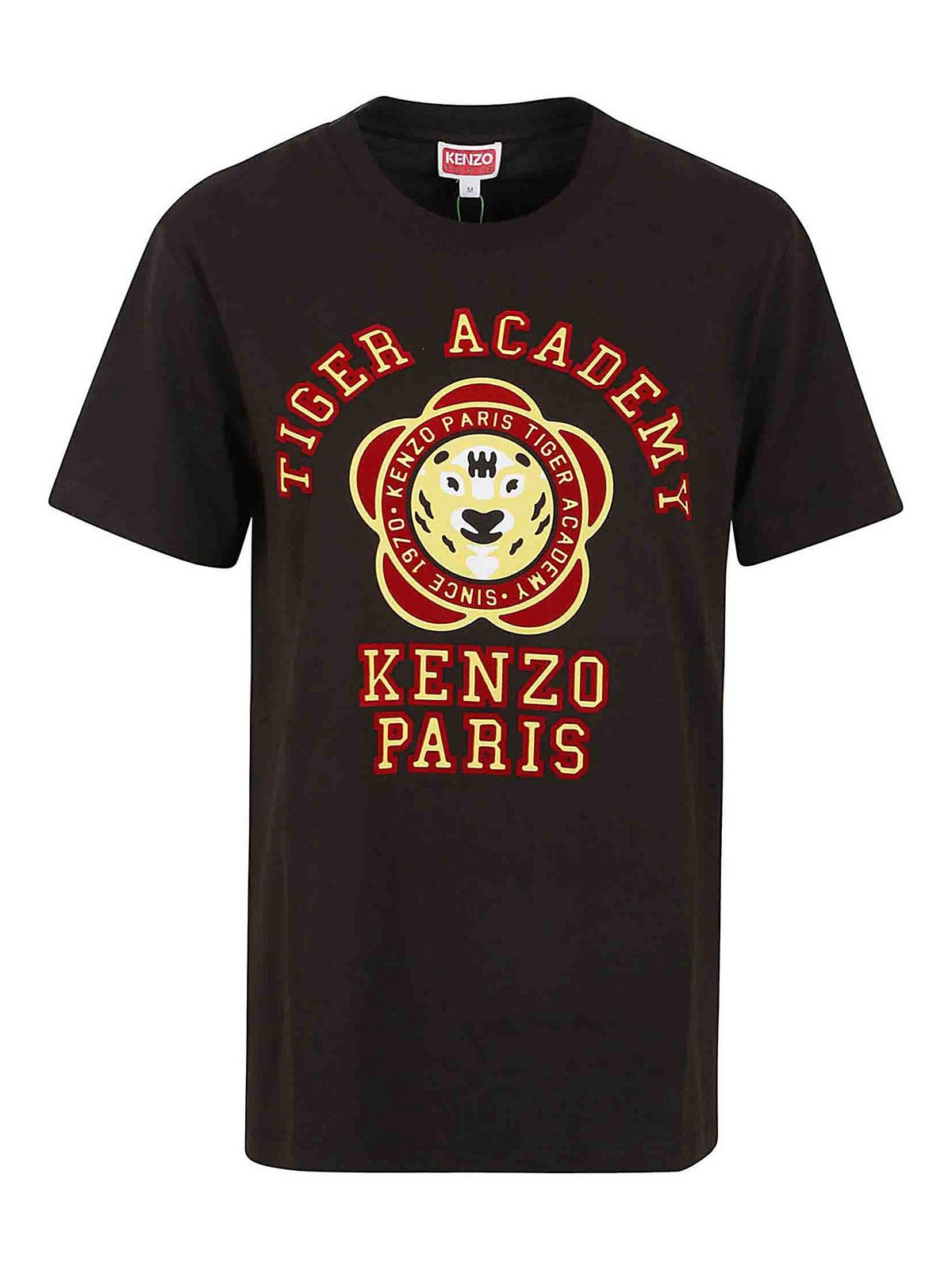 Kenzo Graphic-print Cotton T-shirt In Black
