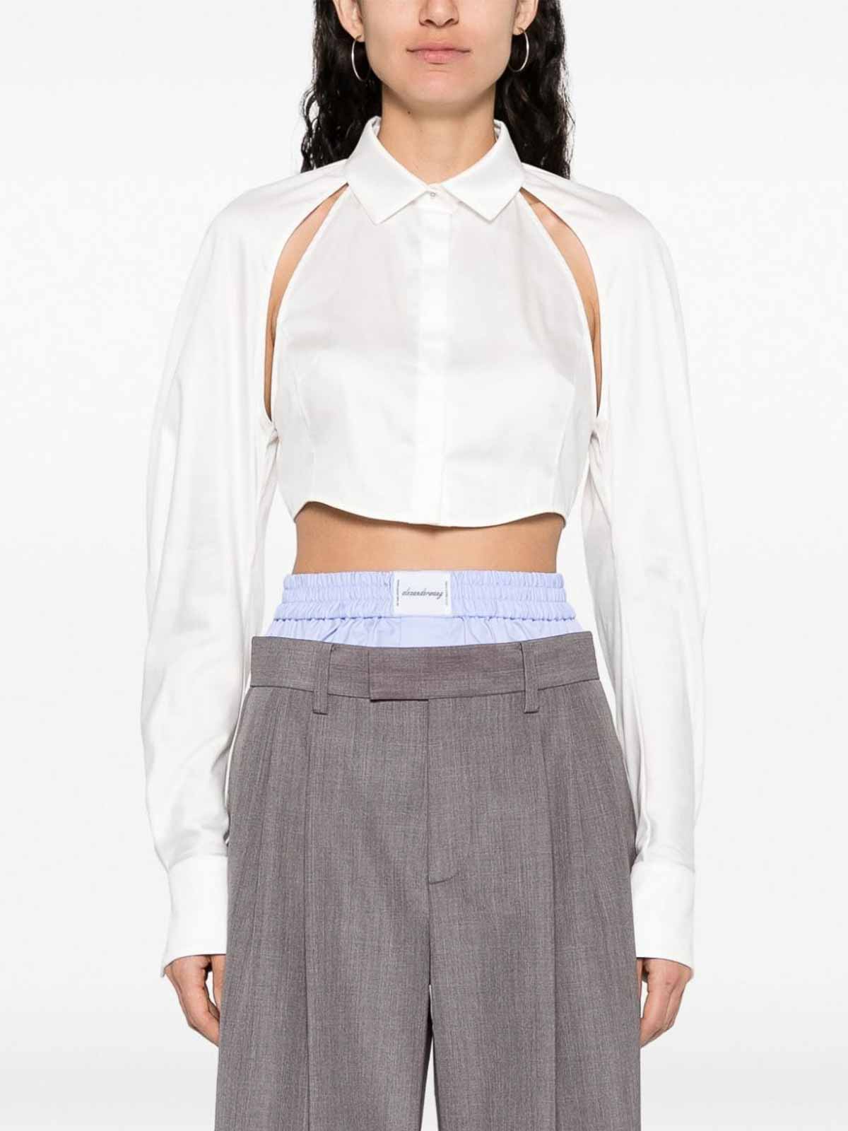 ATTICO CROPPED SHIRT
