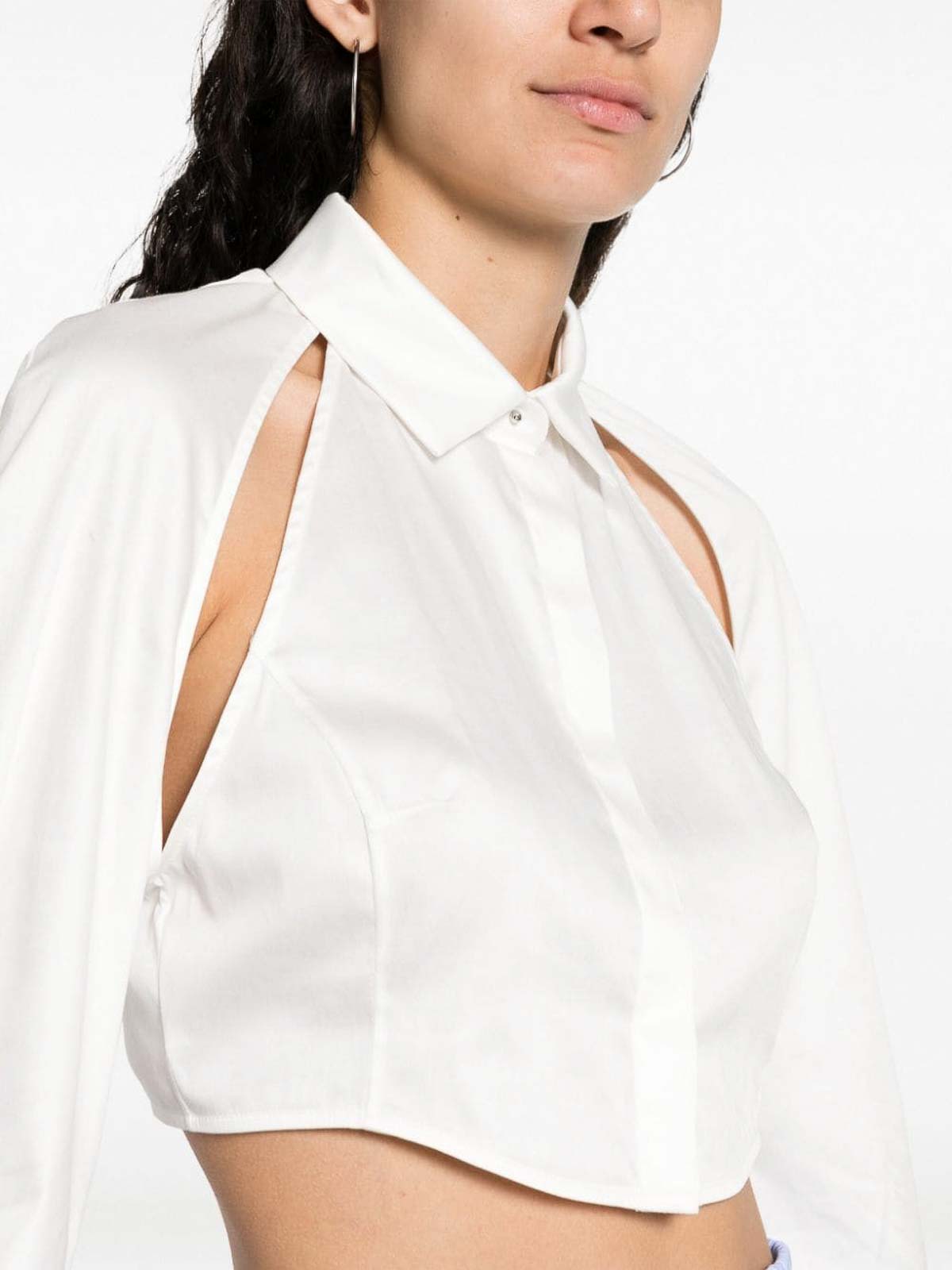 Shirts The Attico Cropped shirt VEWX60001AVXE018101 thebs