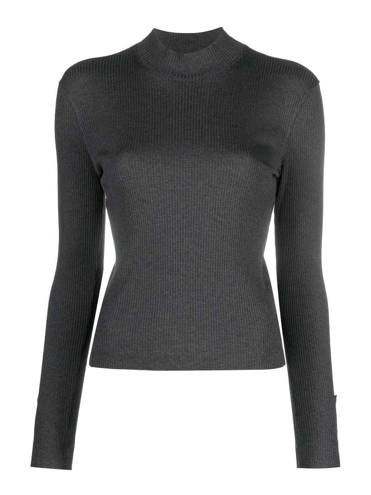 Shop Brunello Cucinelli Turtleneck Sweater In Grey