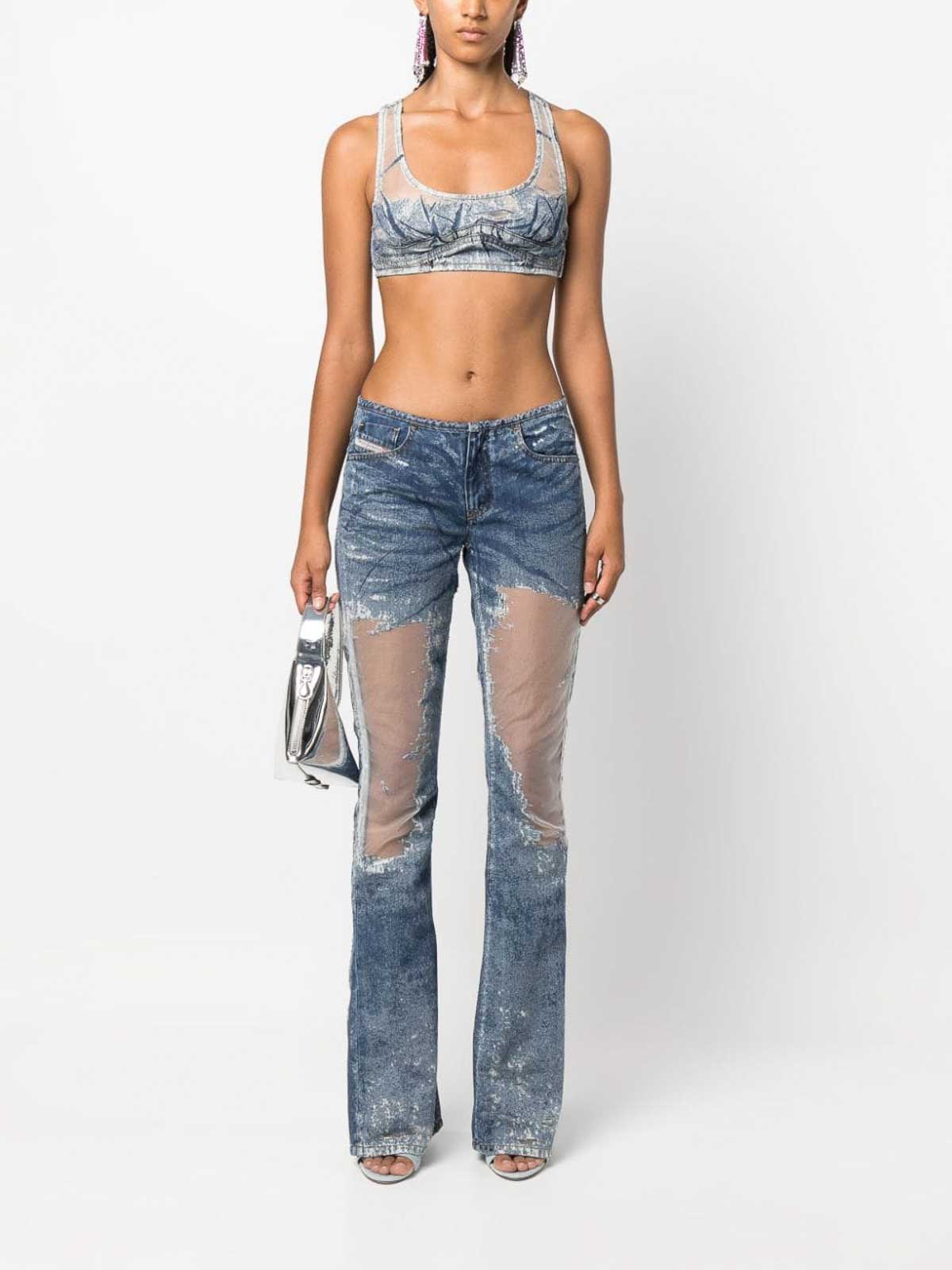 パンツ DIESEL Flare Jeans D-Shark Women's Bootcut and Flare Jeans | Medium blue | Diesel D-Shark