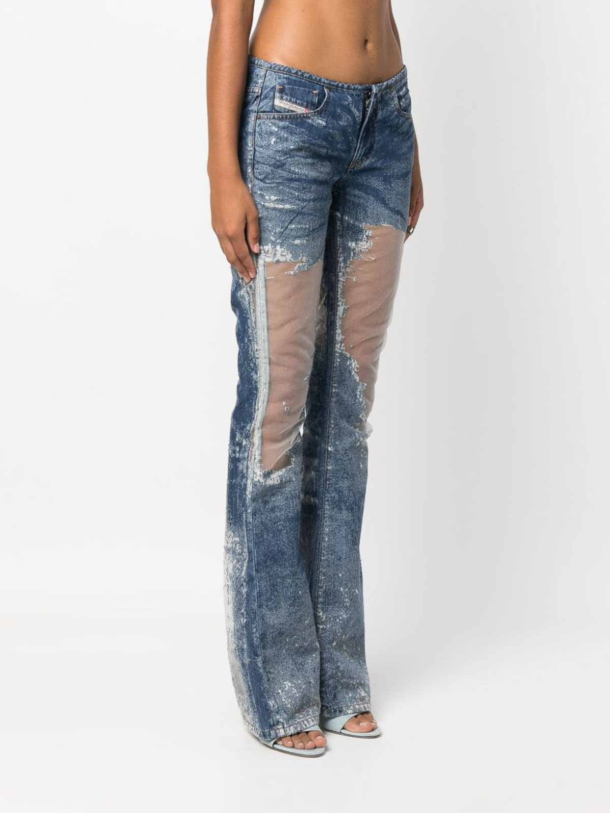 パンツ DIESEL Flare Jeans D-Shark Women's Bootcut and Flare Jeans | Medium blue | Diesel D-Shark