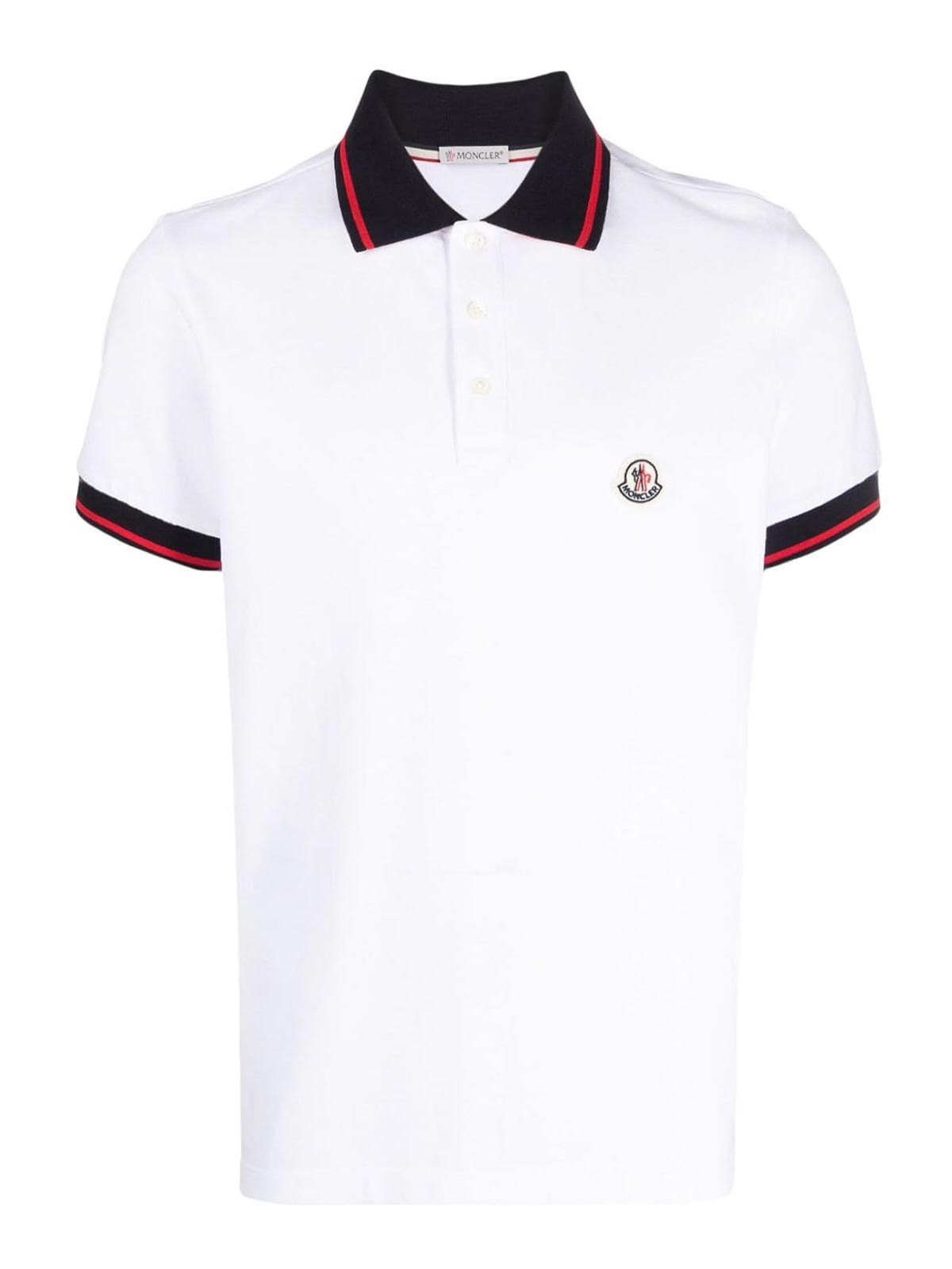 Moncler ポロシャツ - 白 - ホワイト|8A0001584556001