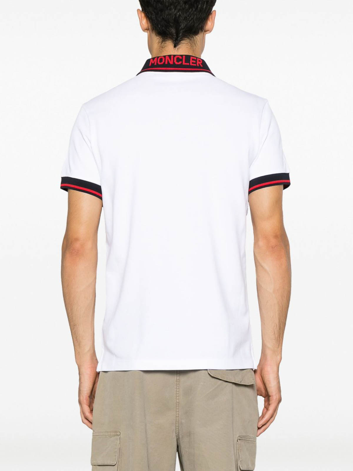 Moncler ポロシャツ - 白 - ホワイト|8A0001584556001