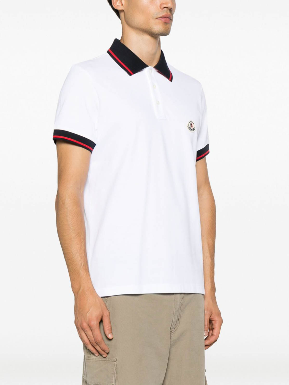 Moncler ポロシャツ - 白 - ホワイト|8A0001584556001