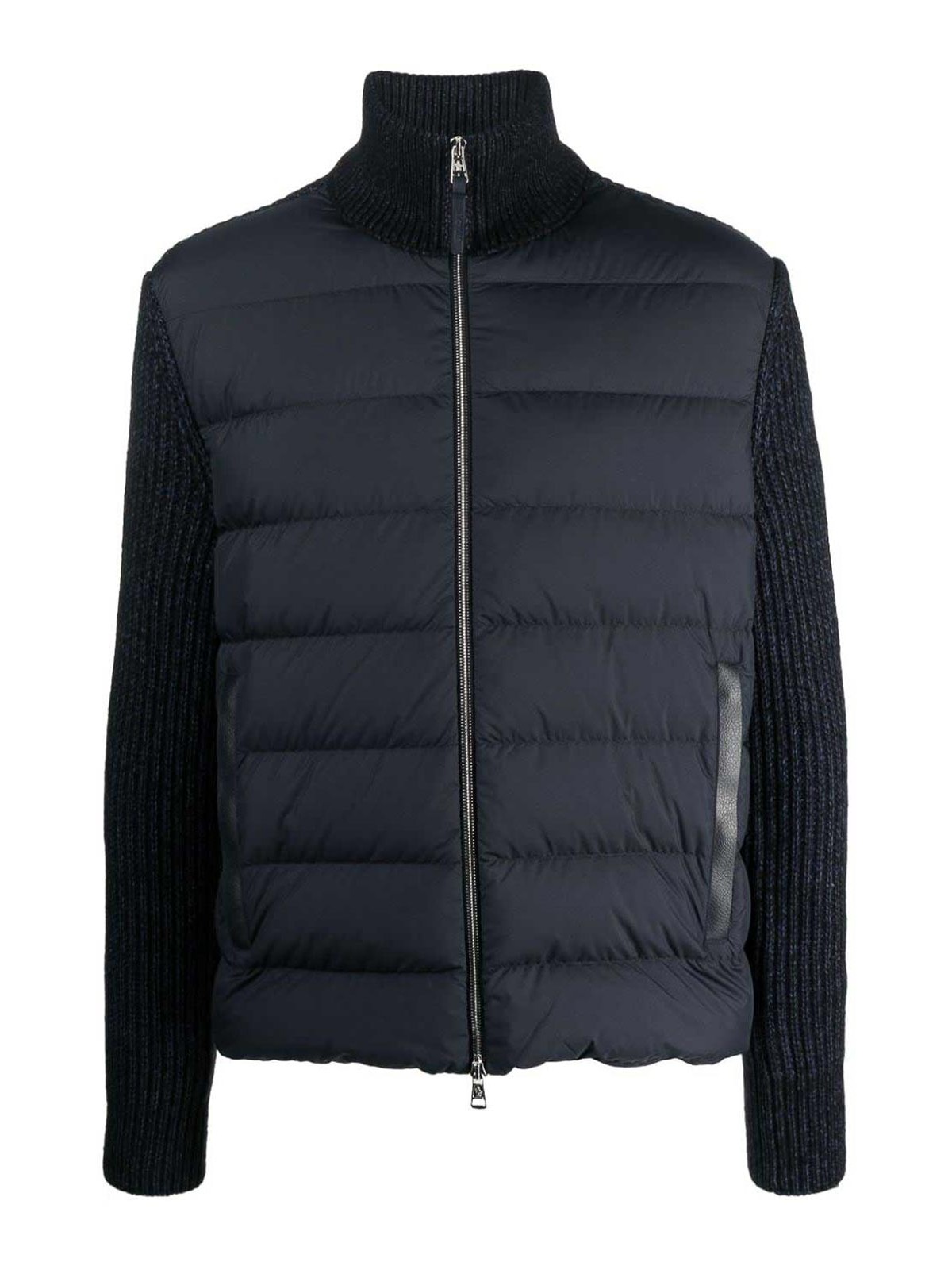 Moncler Tricot zip-up cardigan - Dark Blue - Men|9B00018M3543778