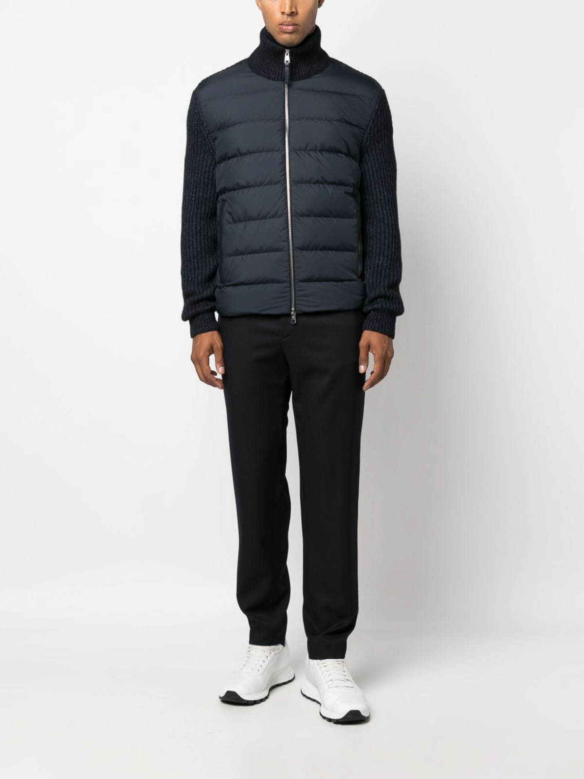 Cardigans Moncler - Tricot zip-up cardigan - 9B00018M3543778