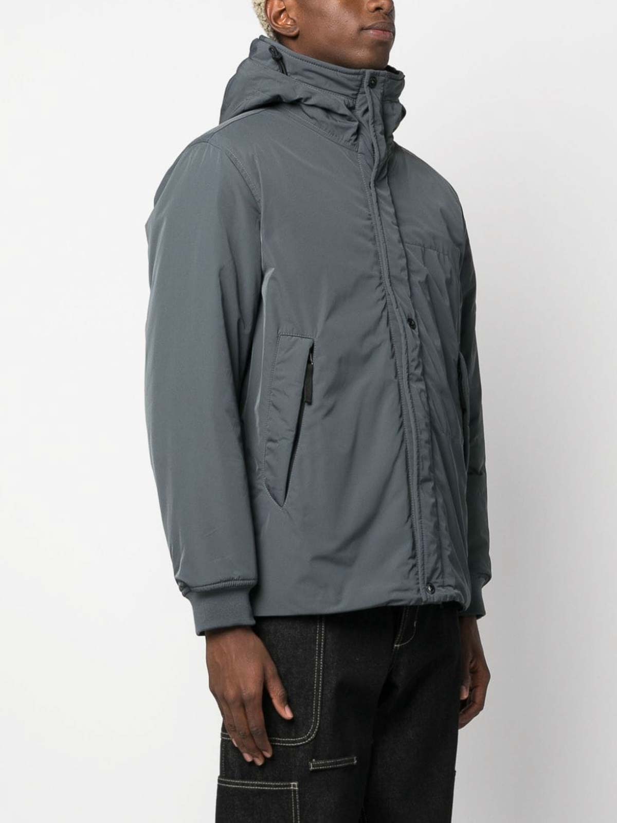 Stone Island Padded jacket - Grey - Men|791541826V0062