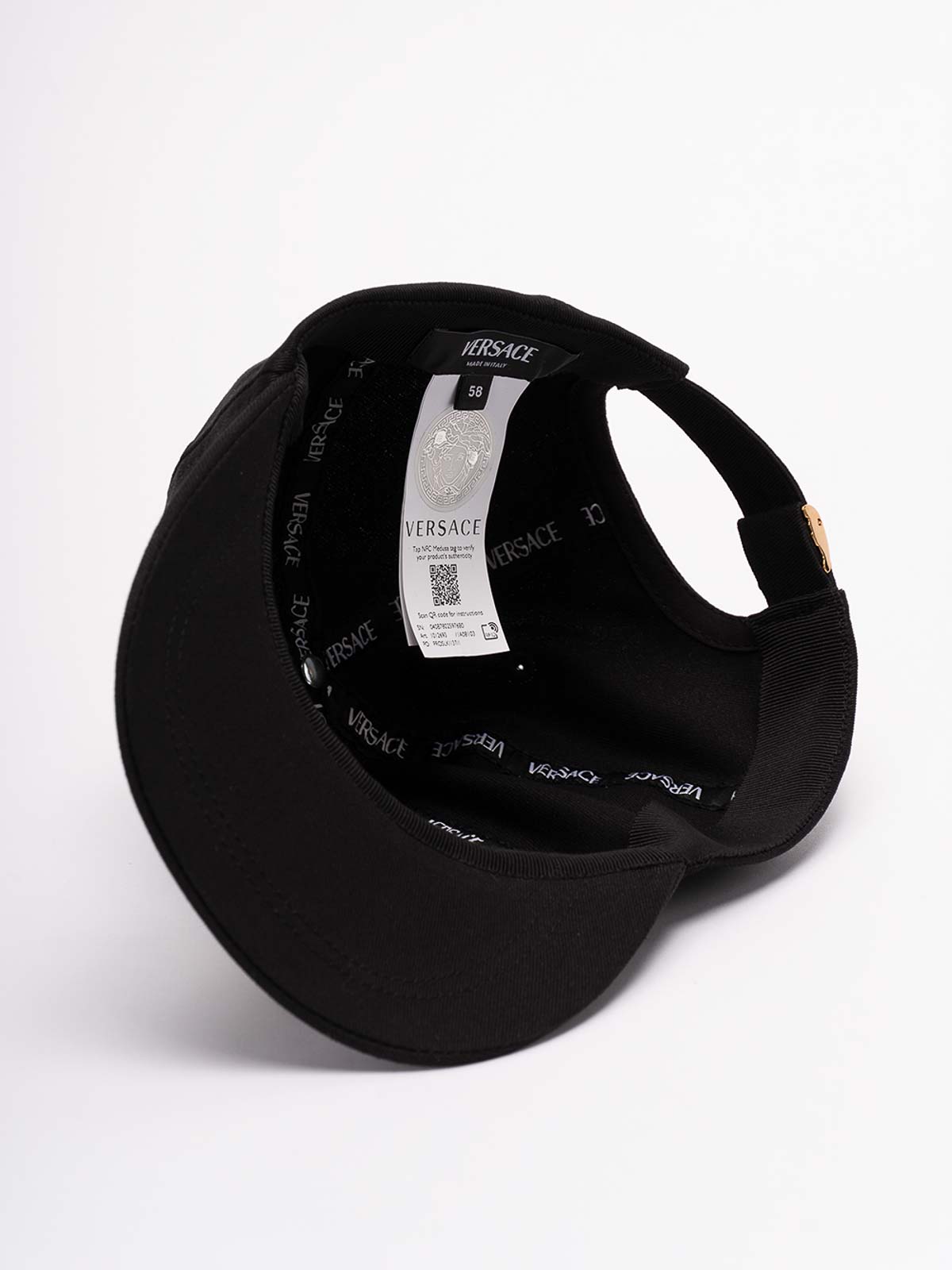Shop Versace Sombrero - Negro