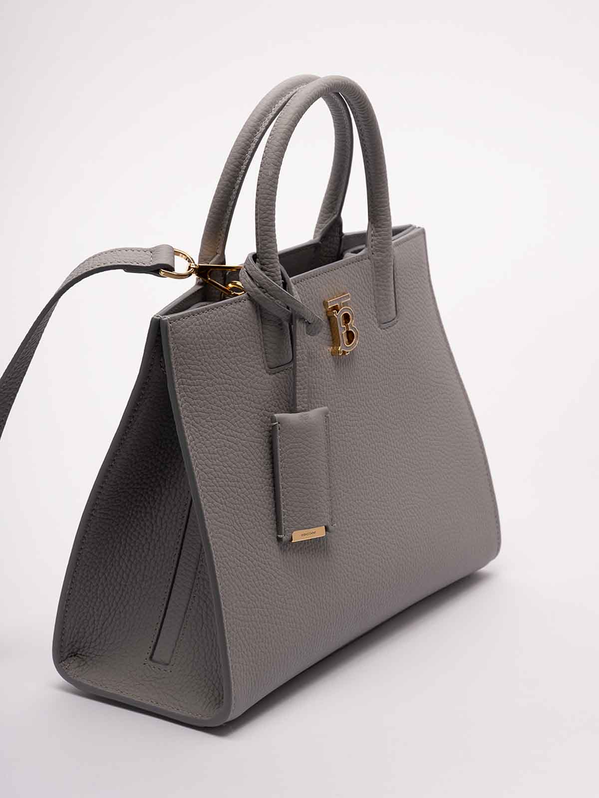 Burberry Mini `frances` tote bag - Grey - Women|8072514