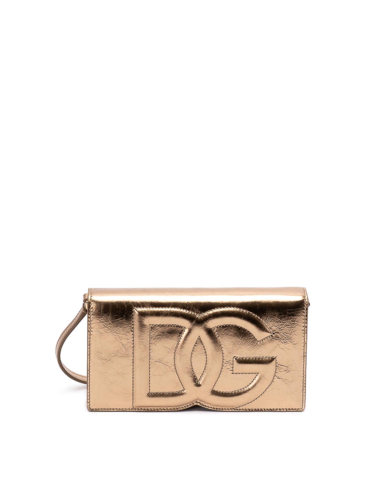 Dolce & Gabbana Blue Leather Cross Body Neck Strap Card Slot Phone Pocket main image 0