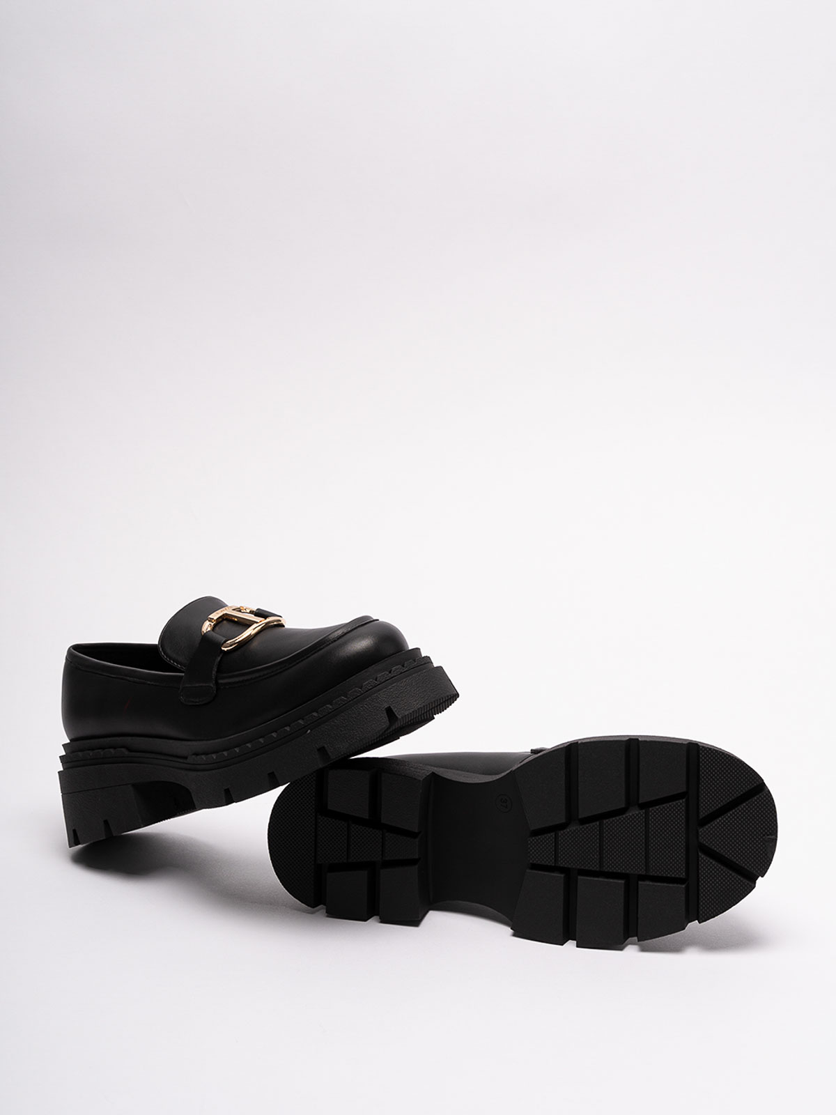 Shop Twinset Loafers With `oval T` In Black