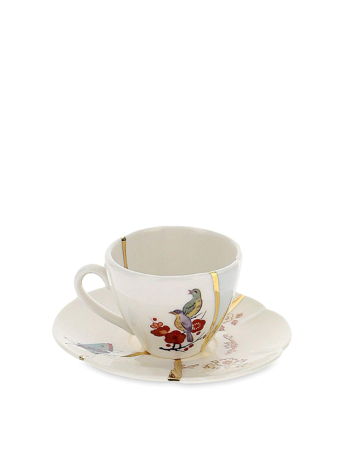 COFFEE CUP WITH SAUCER SELETTI KINTSUGI N 2 ART 09642 — LADUEMILA