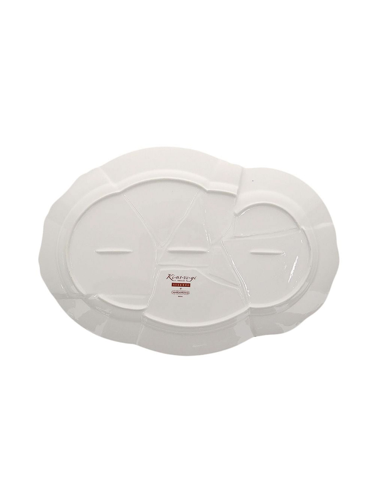 Homeware Seletti - Porcelain tray cm 42,5x29,5 x3,5 kintsugi -  09655ERROR2NEUTRO