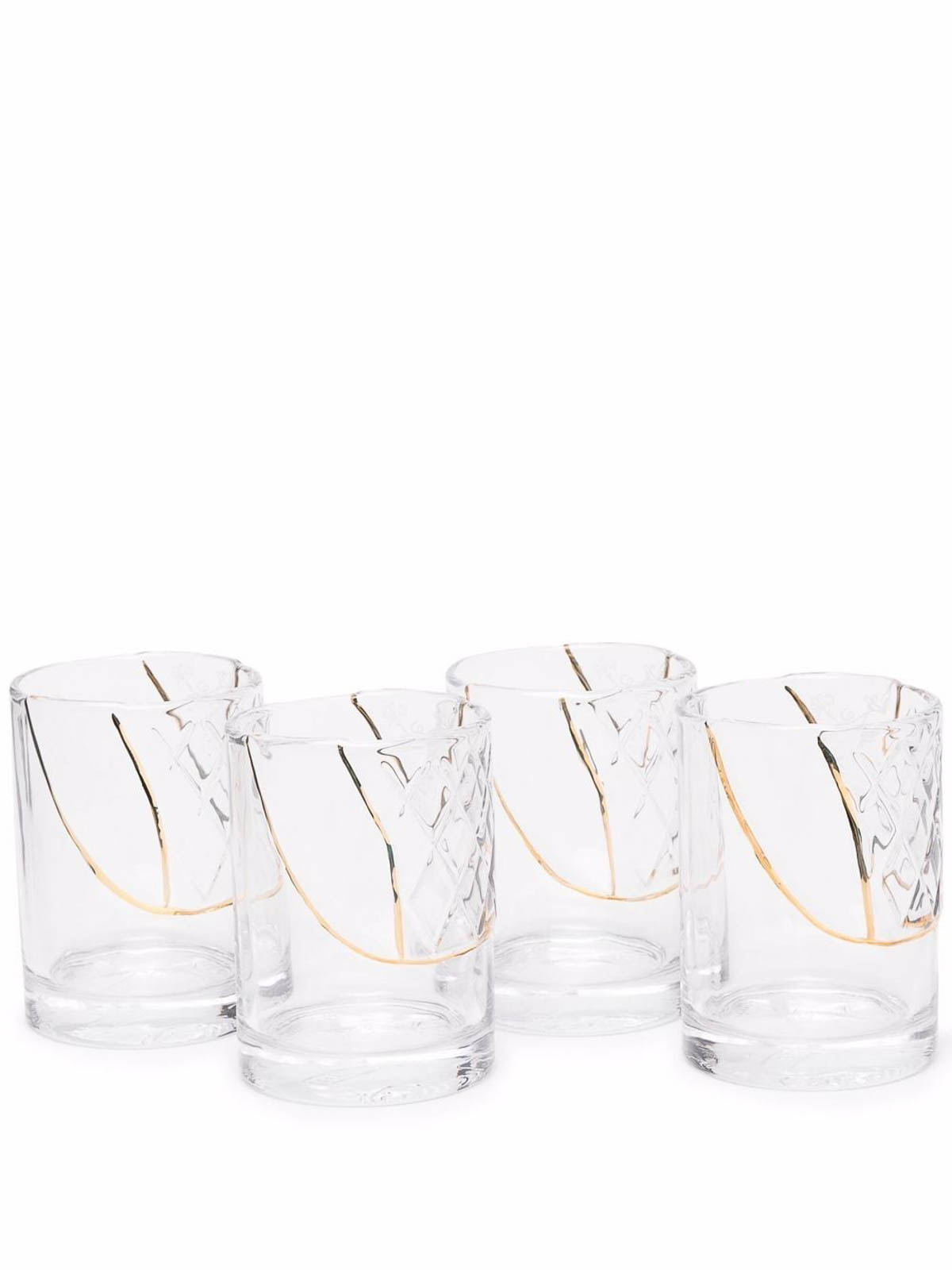 Homeware Seletti - Glass beaker kintsugi 09657 - 09657FF2PZTRASPARENT