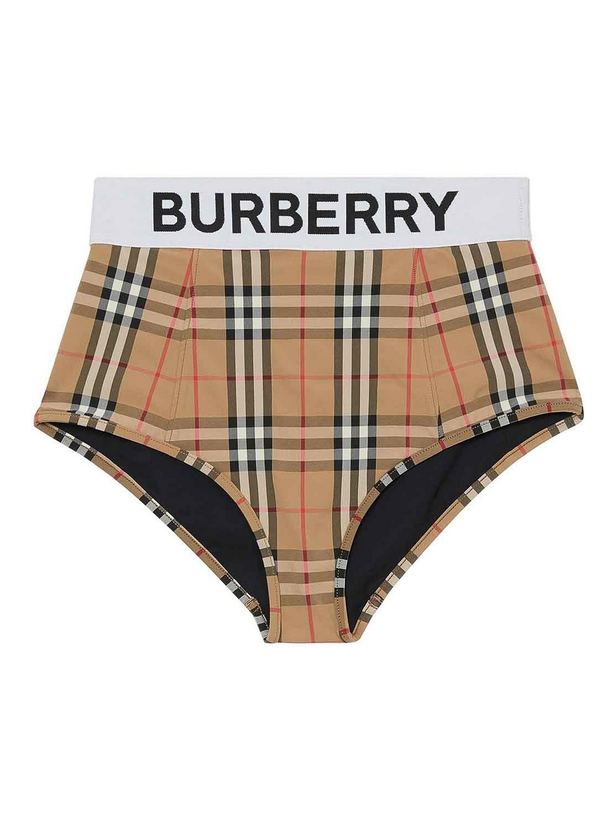 Burberry logo detail 2025 vintage check bikini