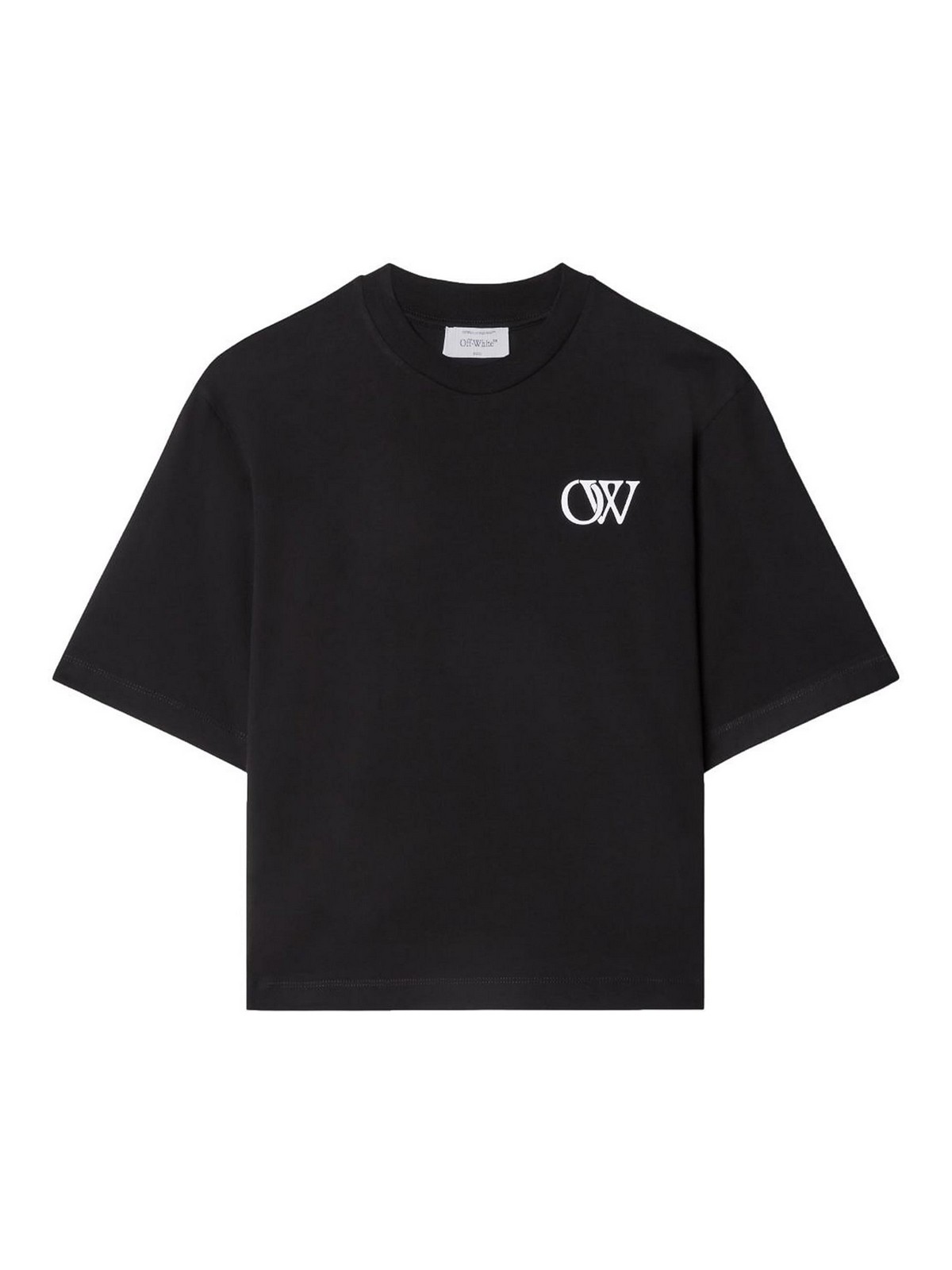 Off-White logo-print short-sleeve t-shirt | OWAA124F23JER0071001