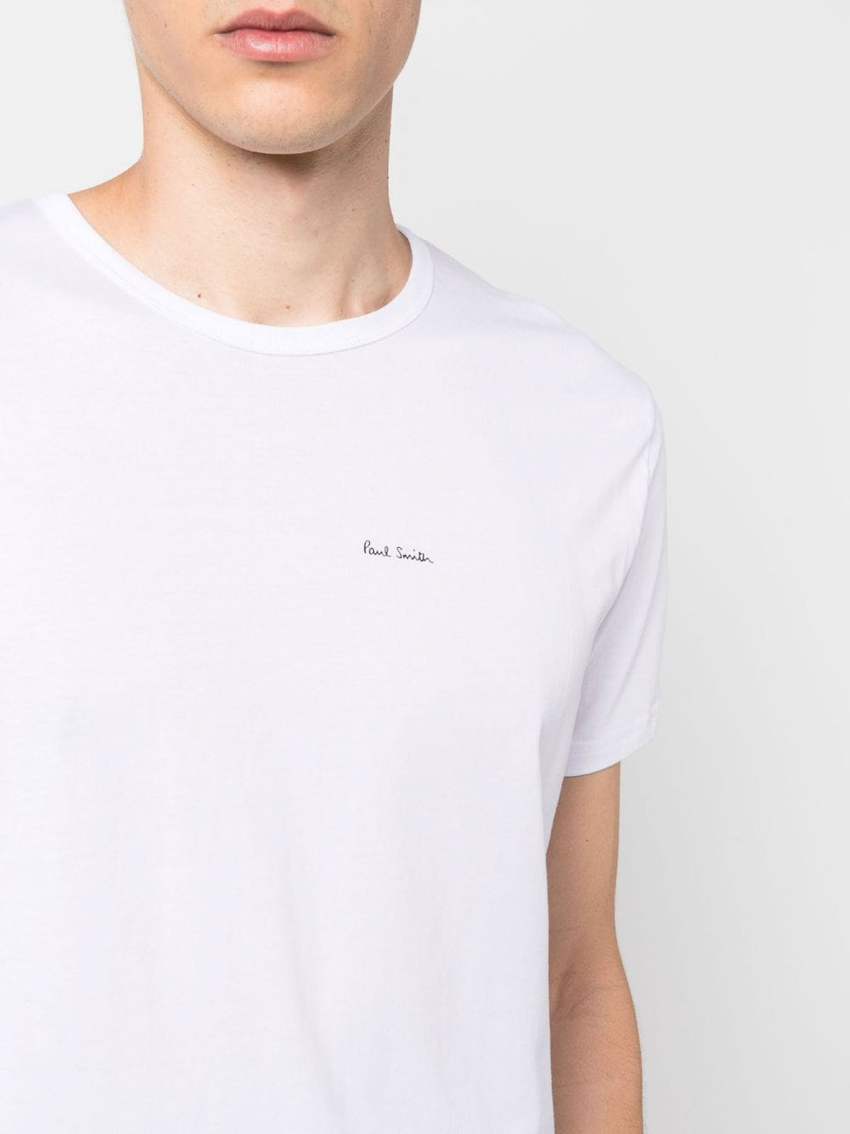 Shop Paul Smith Camiseta - Blanco In White
