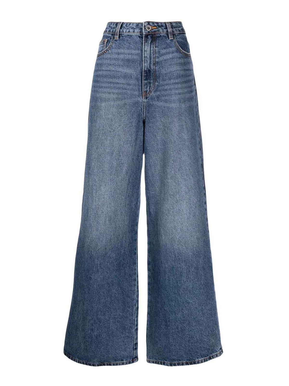 Bootcut jeans Self Portrait - wide-leg jeans - PF23820PBL