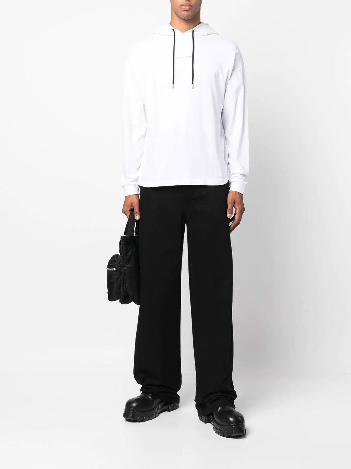 1017 Alyx 9sm felpa in cotone con stampa logo