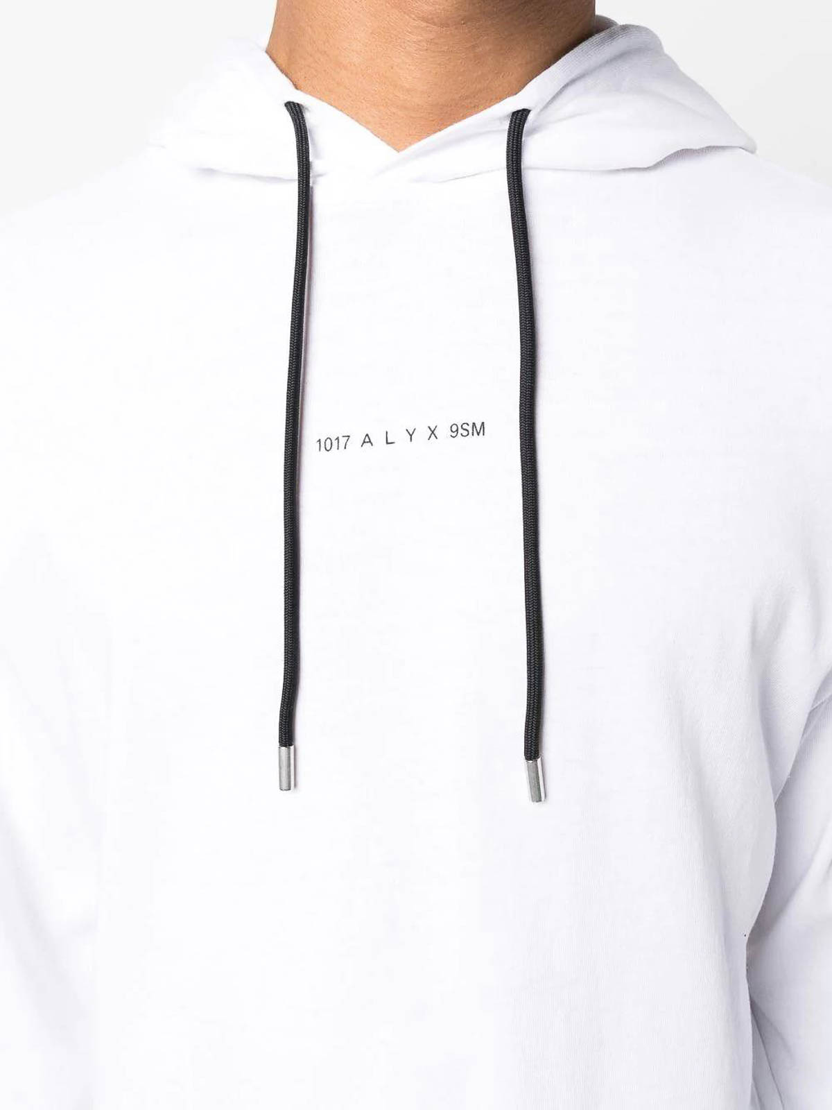 1017 Alyx 9sm felpa in cotone con stampa logo