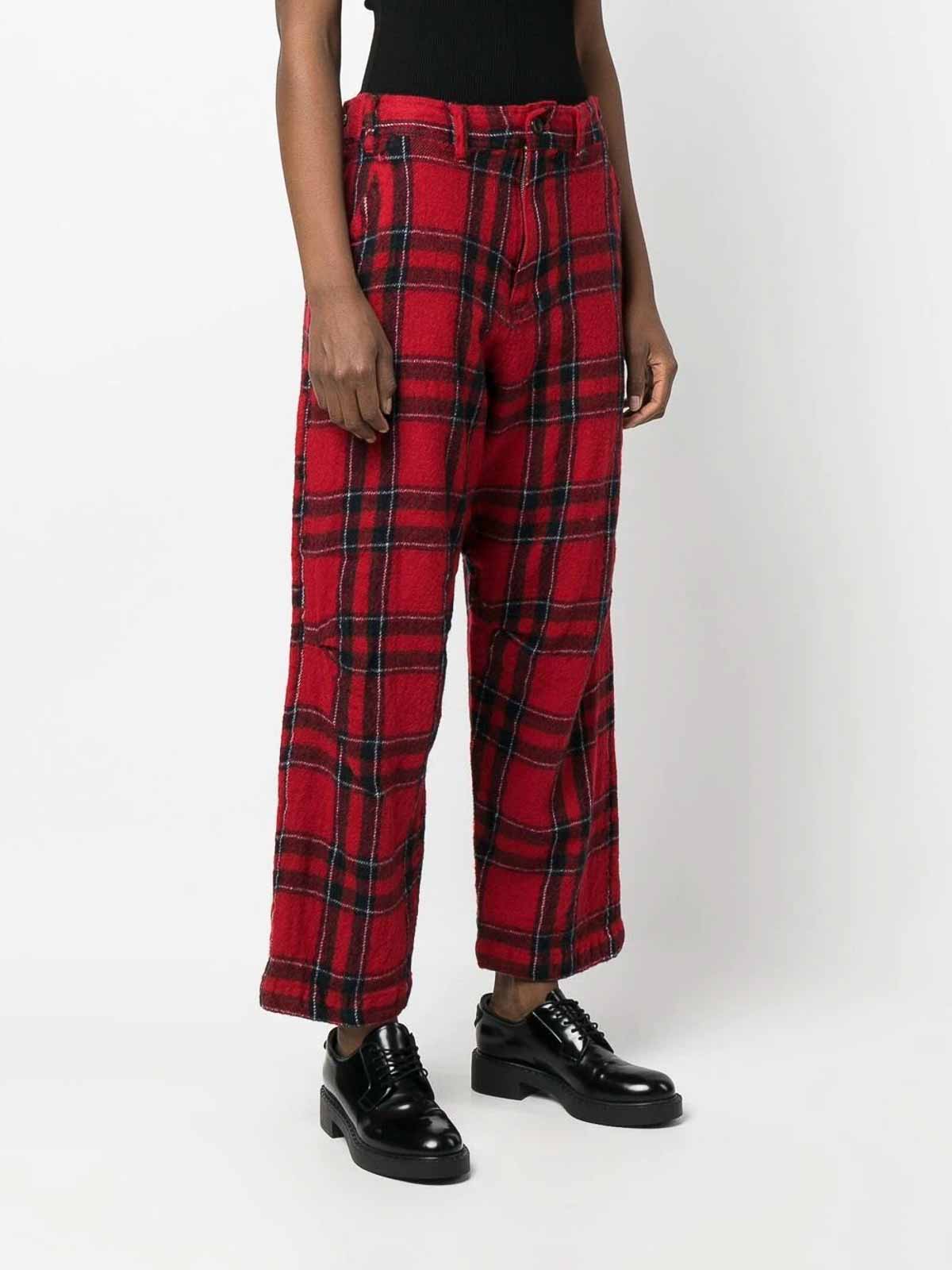Buy Red Trousers & Pants for Men by BREAKBOUNCE Online | Ajio.com