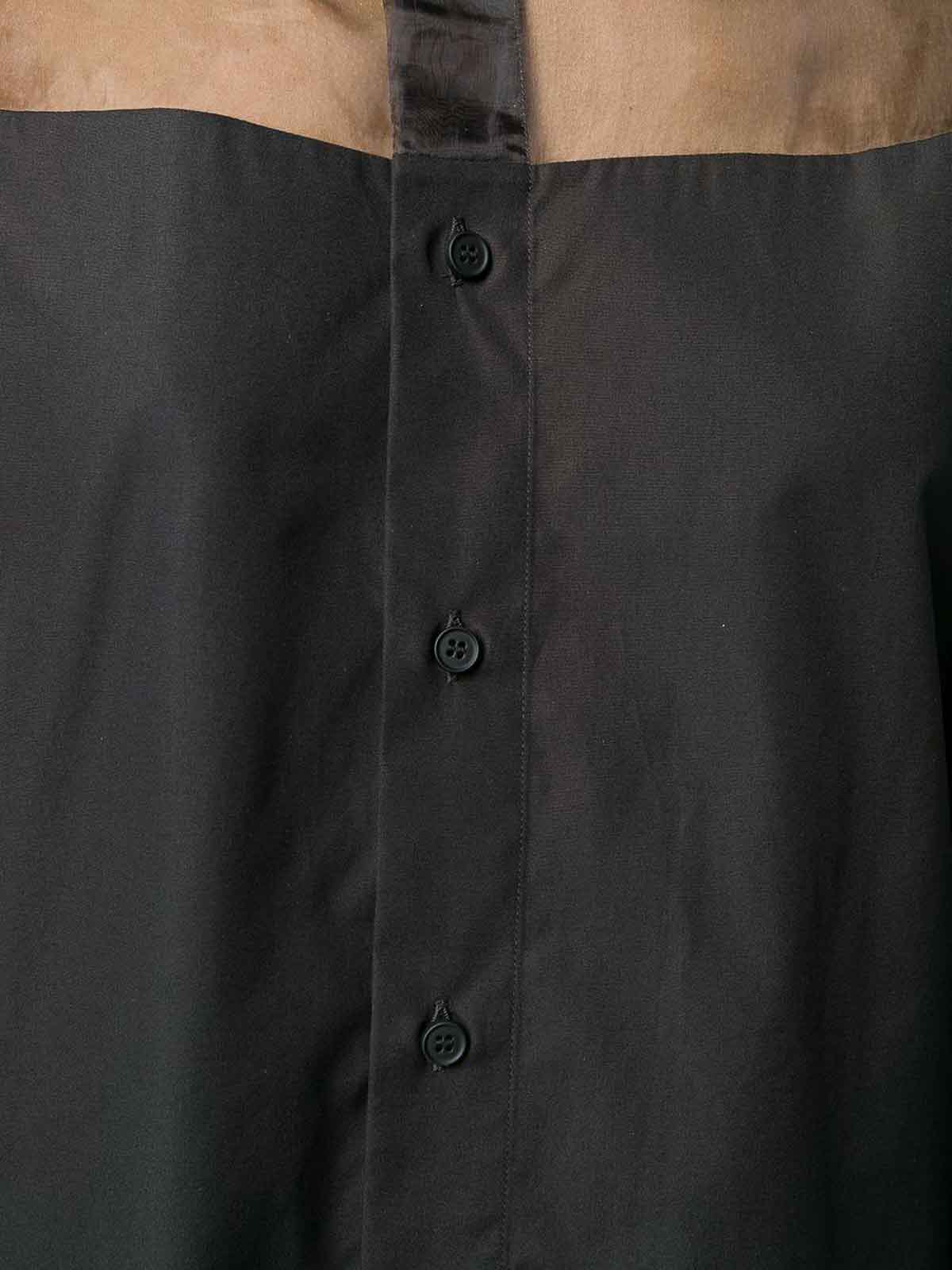 か*め様 新品　L'Appartement Stripe Sheer Shirt Maison Margiela sheer detail shirt - Black | S51DL0270S44720900