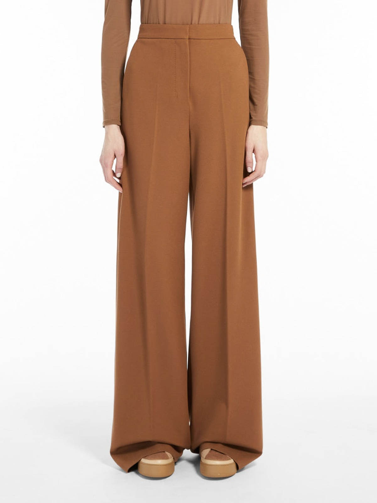 Max Mara カジュアルパンツ - キャメル|17860323600015
